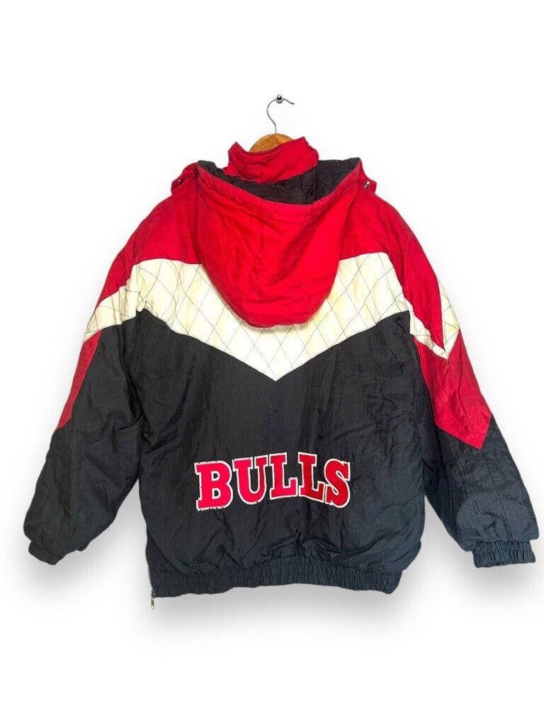 NBA Vintage 90s Chicago Bulls NBA 1/2 Zip Pullover Puffer Nylon Size US XL / EU 56 / 4 - 2 Thumbnail