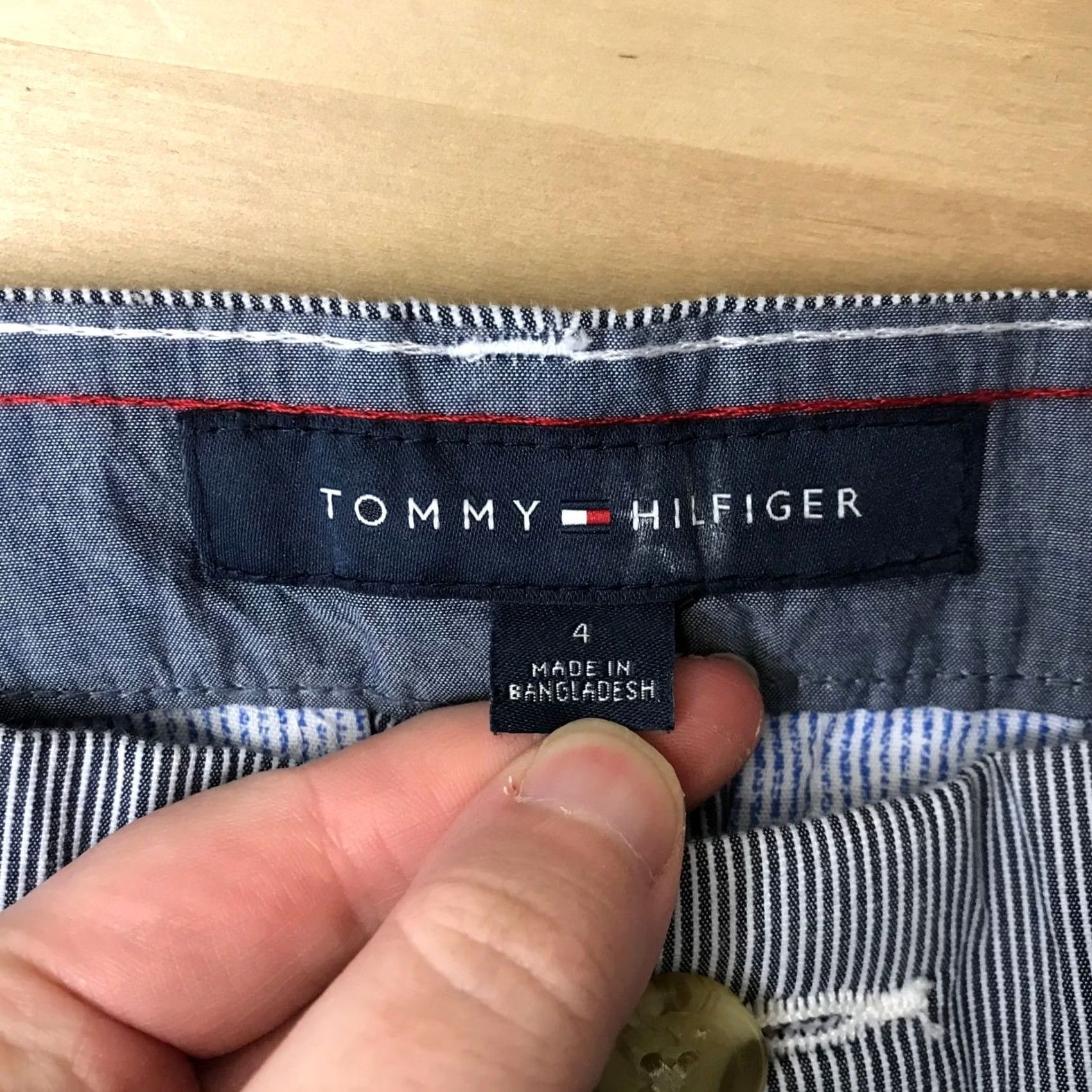 Tommy Hilfiger VINTAGE Tommy Hilfiger Womens Chino Pants Shirt? Size 27" / US 4 / IT 40 - 7 Thumbnail