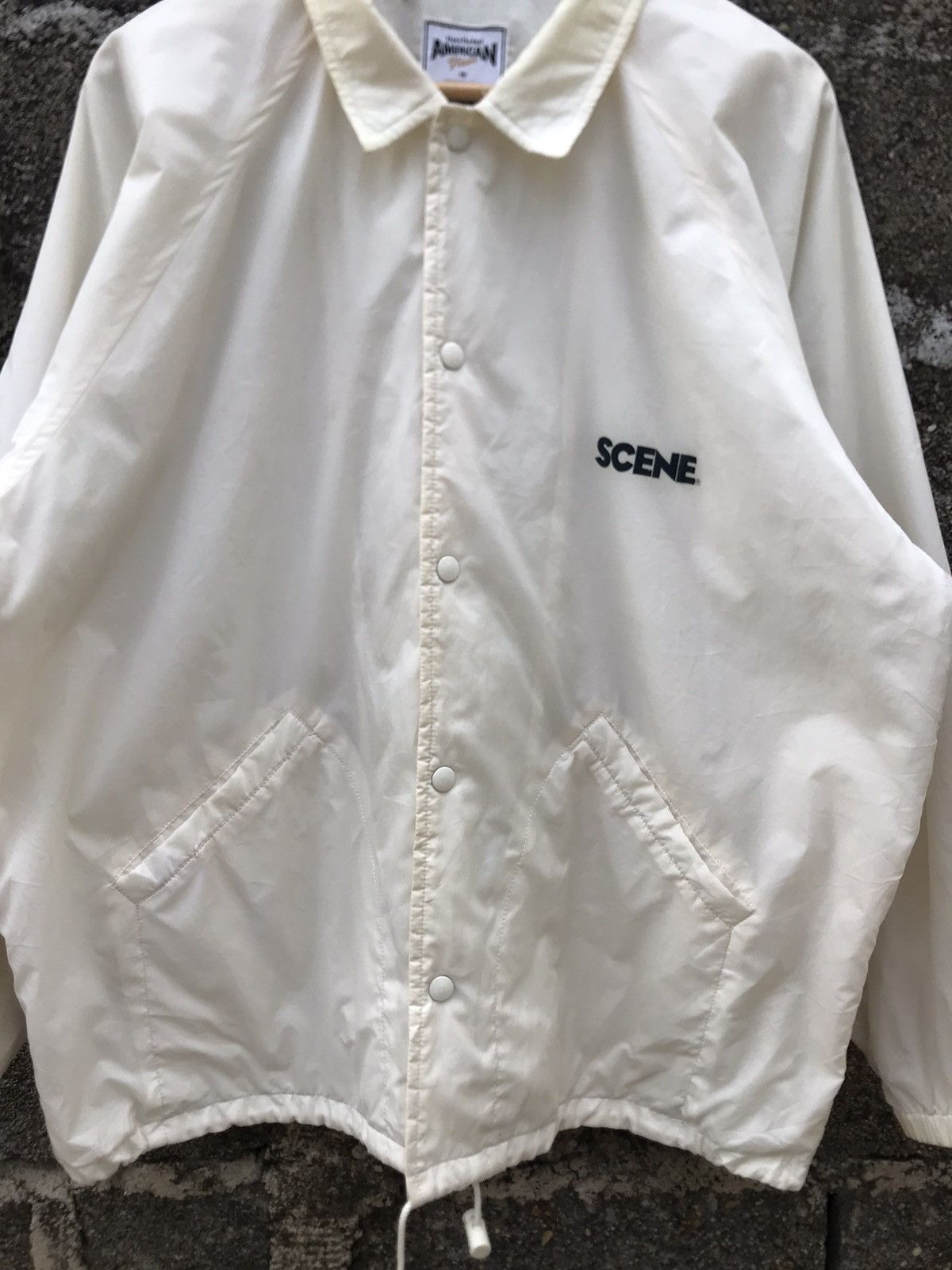 Vintage 💥Vintage America Hauan Scene Button Coach Jacket- L Size US L / EU 52-54 / 3 - 3 Thumbnail