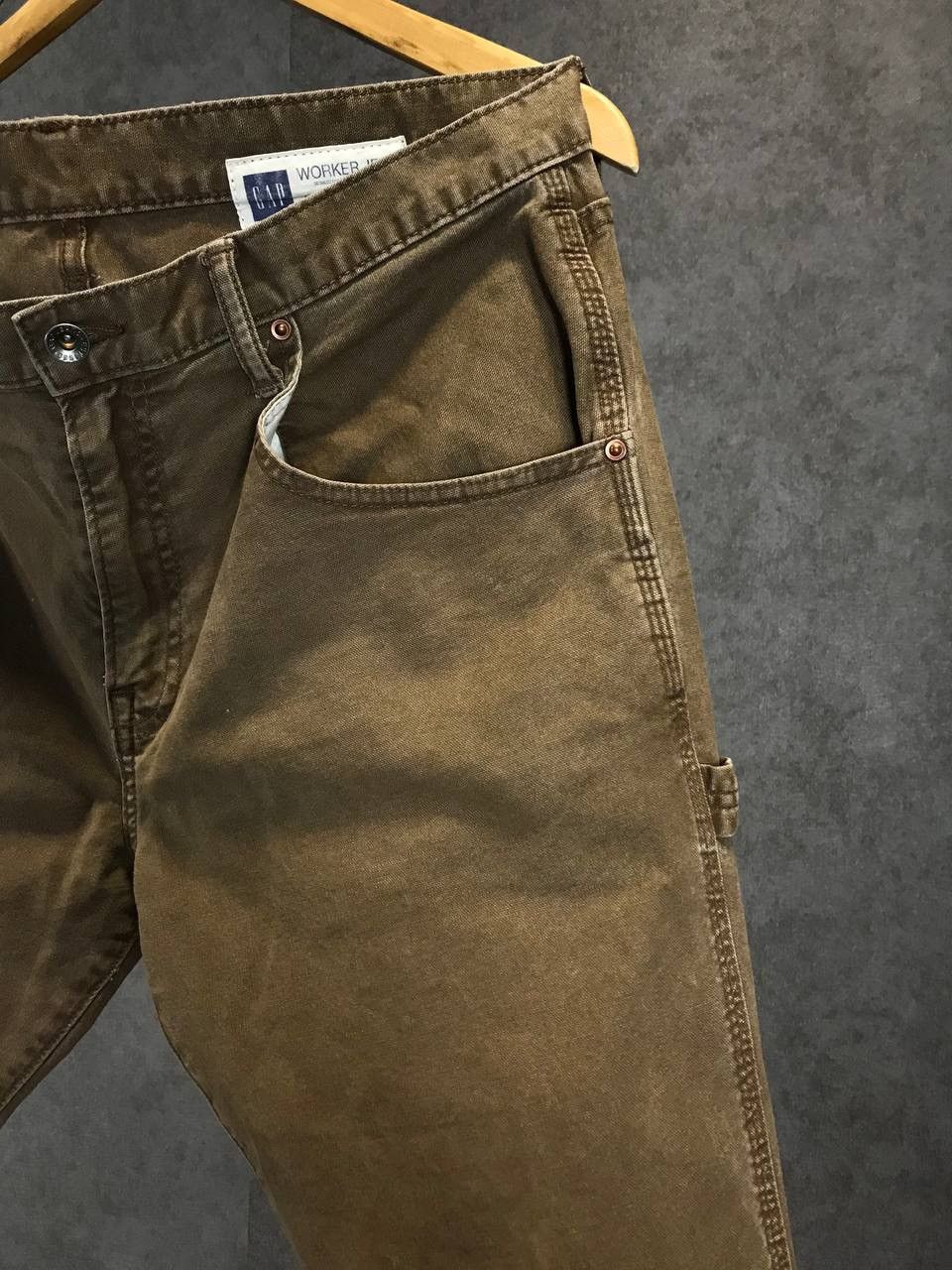 Gap Gap worker brown jeans Size US 34 / EU 50 - 2 Thumbnail