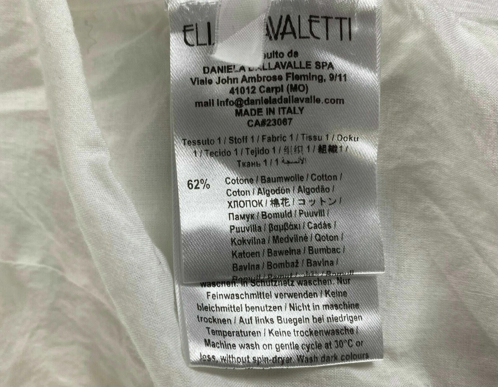 Designer Elisa Cavaletti Sono Italiano White Breasted Jacket XS S Size XS / US 0-2 / IT 36-38 - 10 Thumbnail