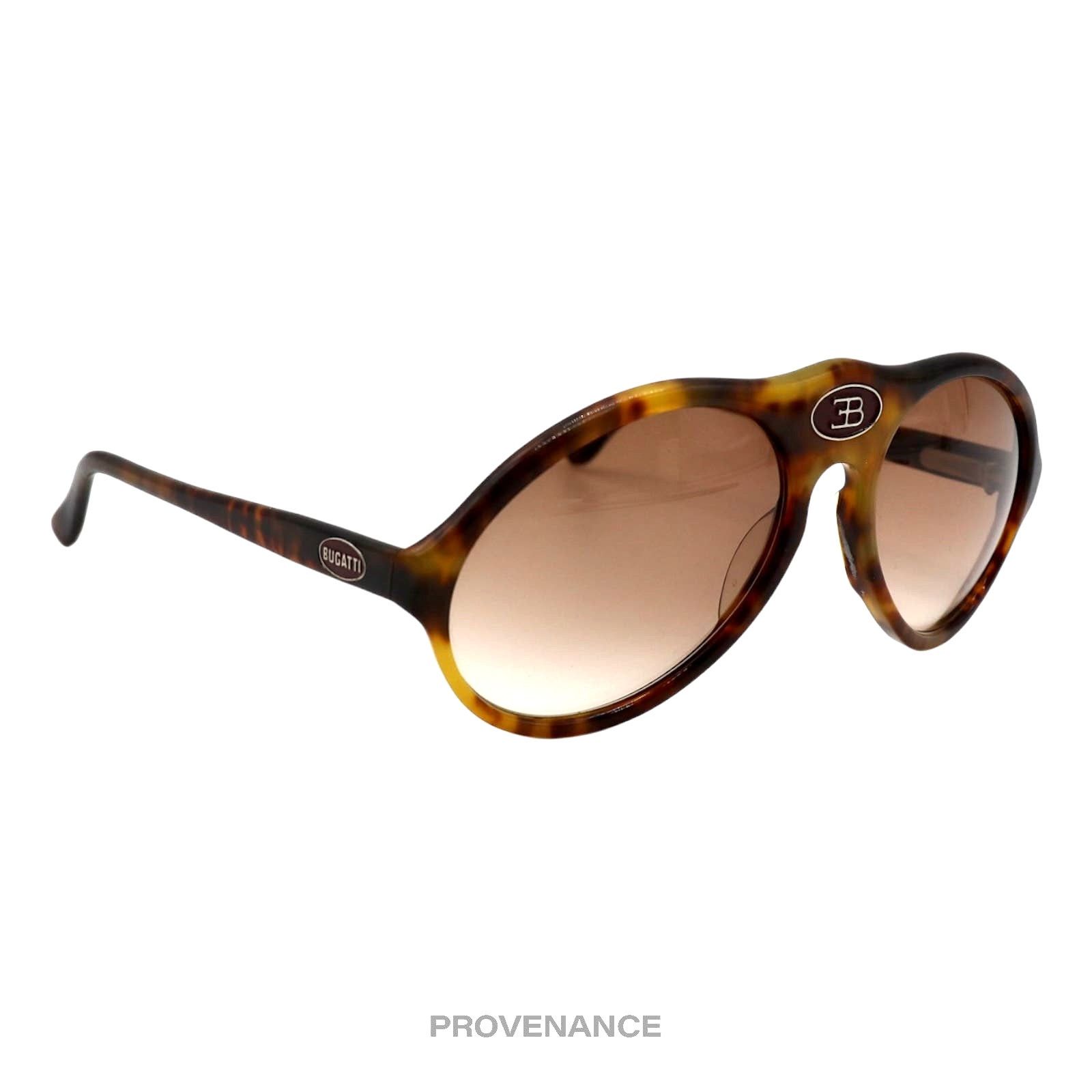 Bugatti 🔴 Bugatti Teardrop Logo Sunglasses - Havanna Brown Size ONE SIZE - 3 Thumbnail