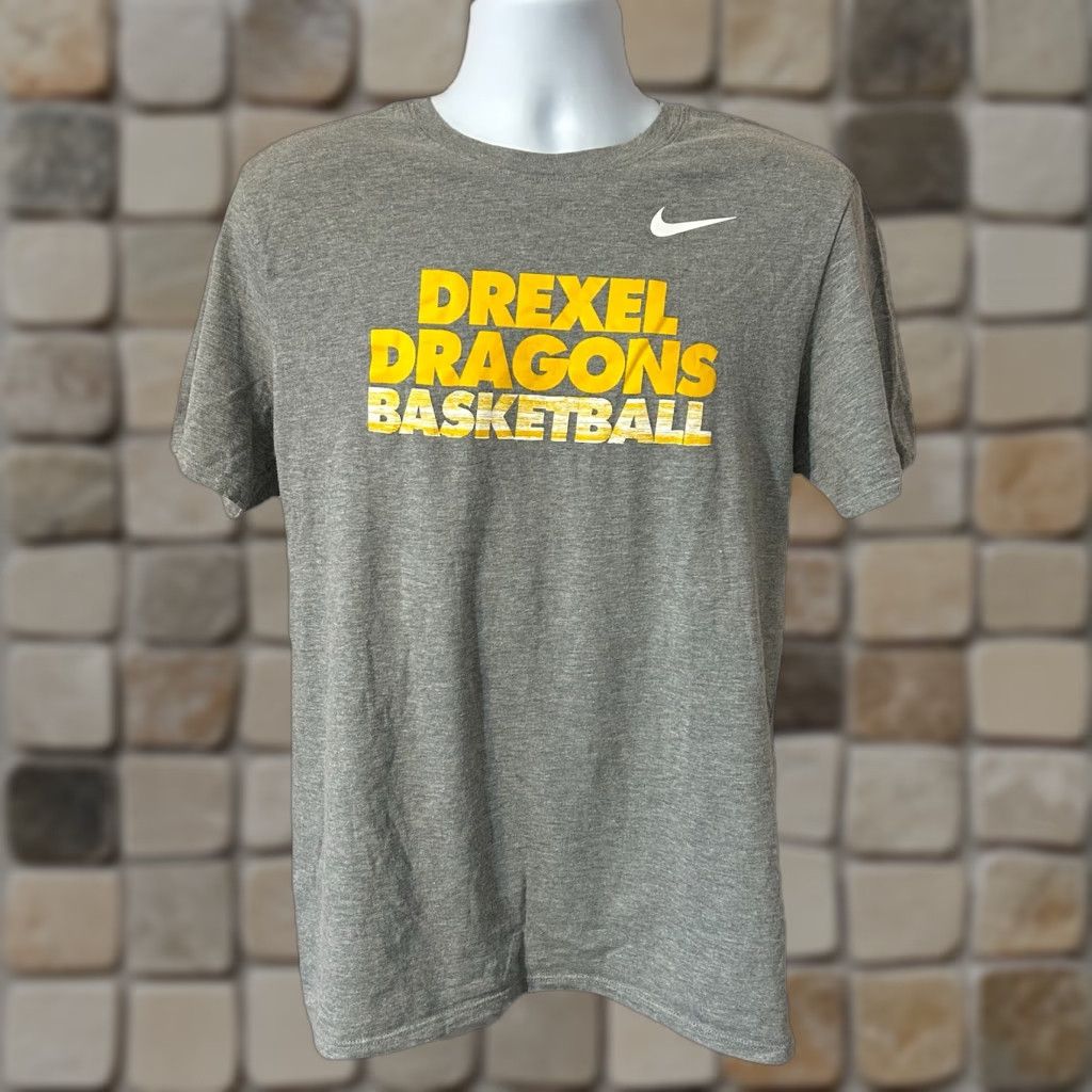 Nike Nike Just Do It Shirt Men Large Gray Drexel Dragons Basketball Logo Athletic Tee Size US L / EU 52-54 / 3 - 1 Thumbnail