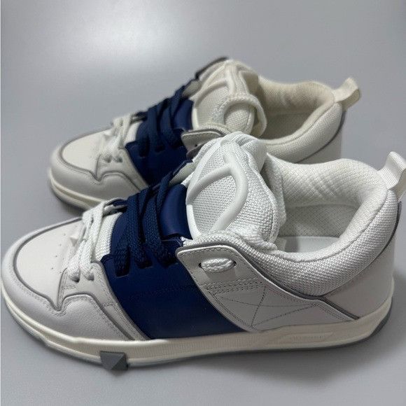 Valentino Valentino Garavani Open Skate Sneakers White Blue Men’s EU 4 Size US 8 / EU 41 - 3 Thumbnail