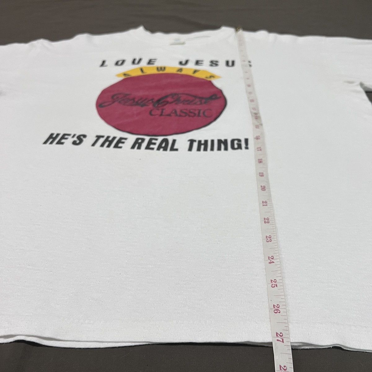 Vintage Vintage 90s LOVE JESUS ALWAYS Parody Tee XL God Bible Holy Size US XL / EU 56 / 4 - 8 Thumbnail