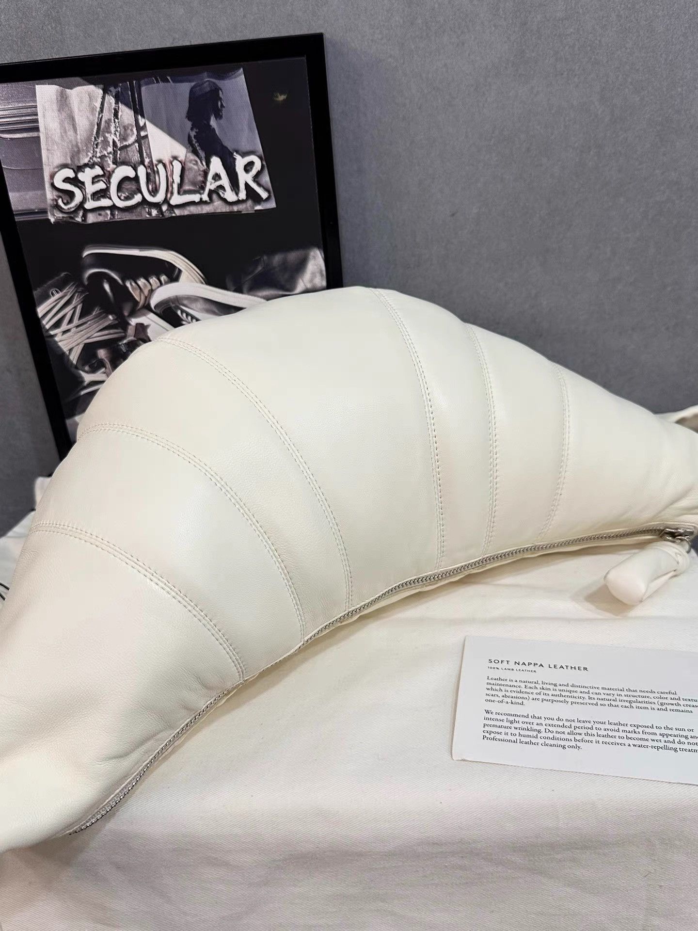 Lemaire Lemaire Brand New White Medium Croissant Bag K34 Size ONE SIZE - 5 Thumbnail