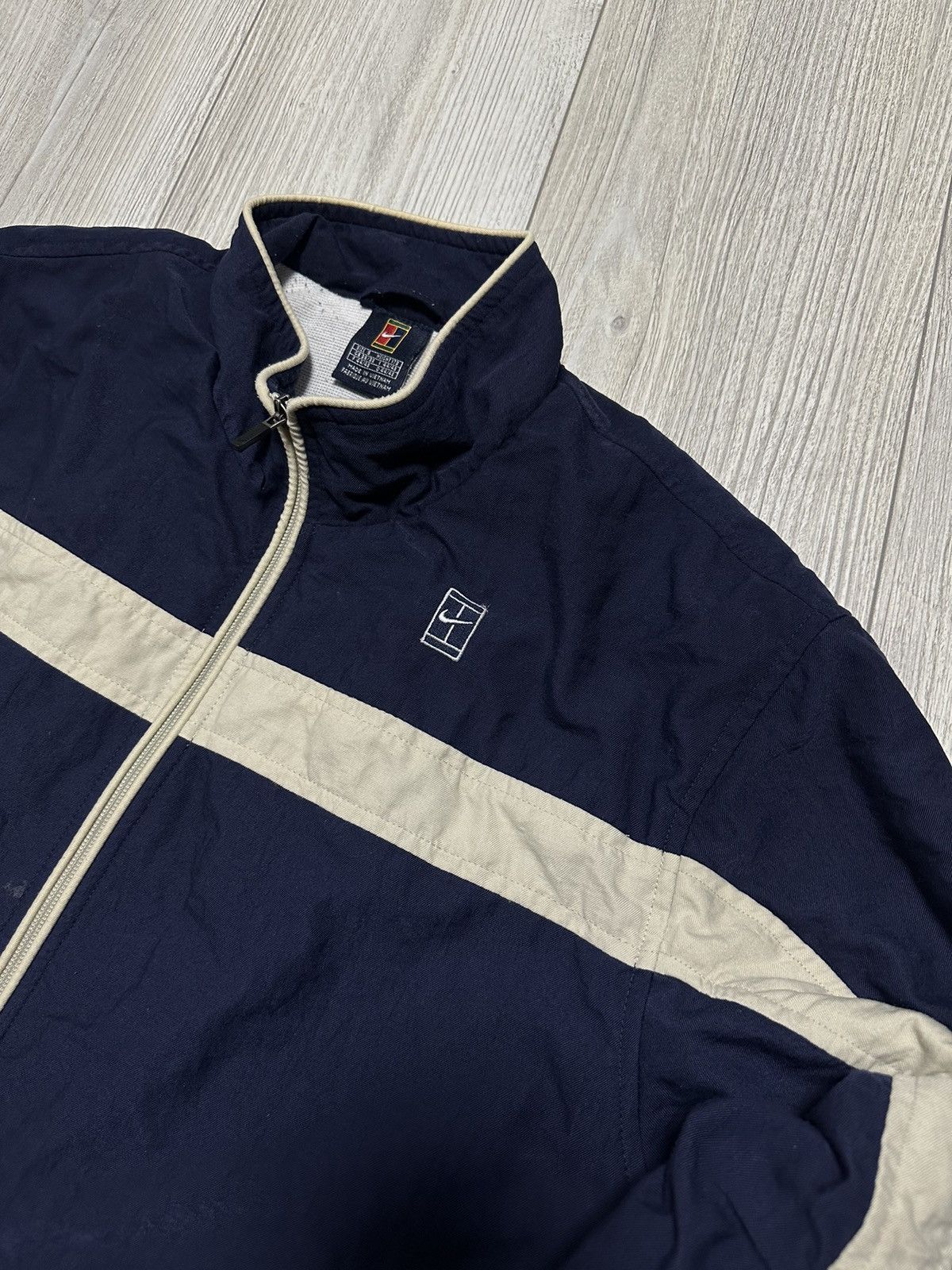 Nike 90’s NIKE RARE COURT RETRO Y2K TRACK JACKET 2 SWOOSH LOGO Size US S / EU 44-46 / 1 - 2 Thumbnail