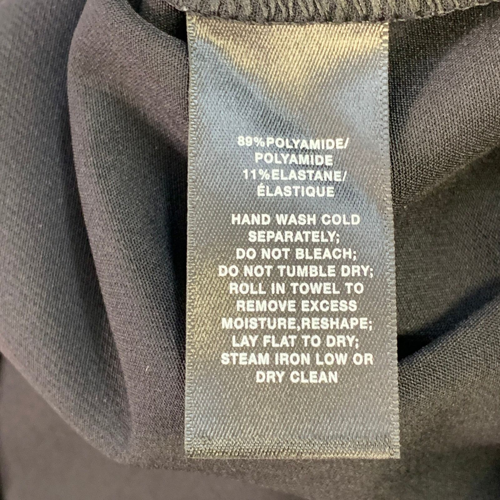 Lafayette 148 Gramercy Black Polyamide Blend Side Zipper Dress Pants Size 34" / US 12 / IT 48 - 3 Thumbnail