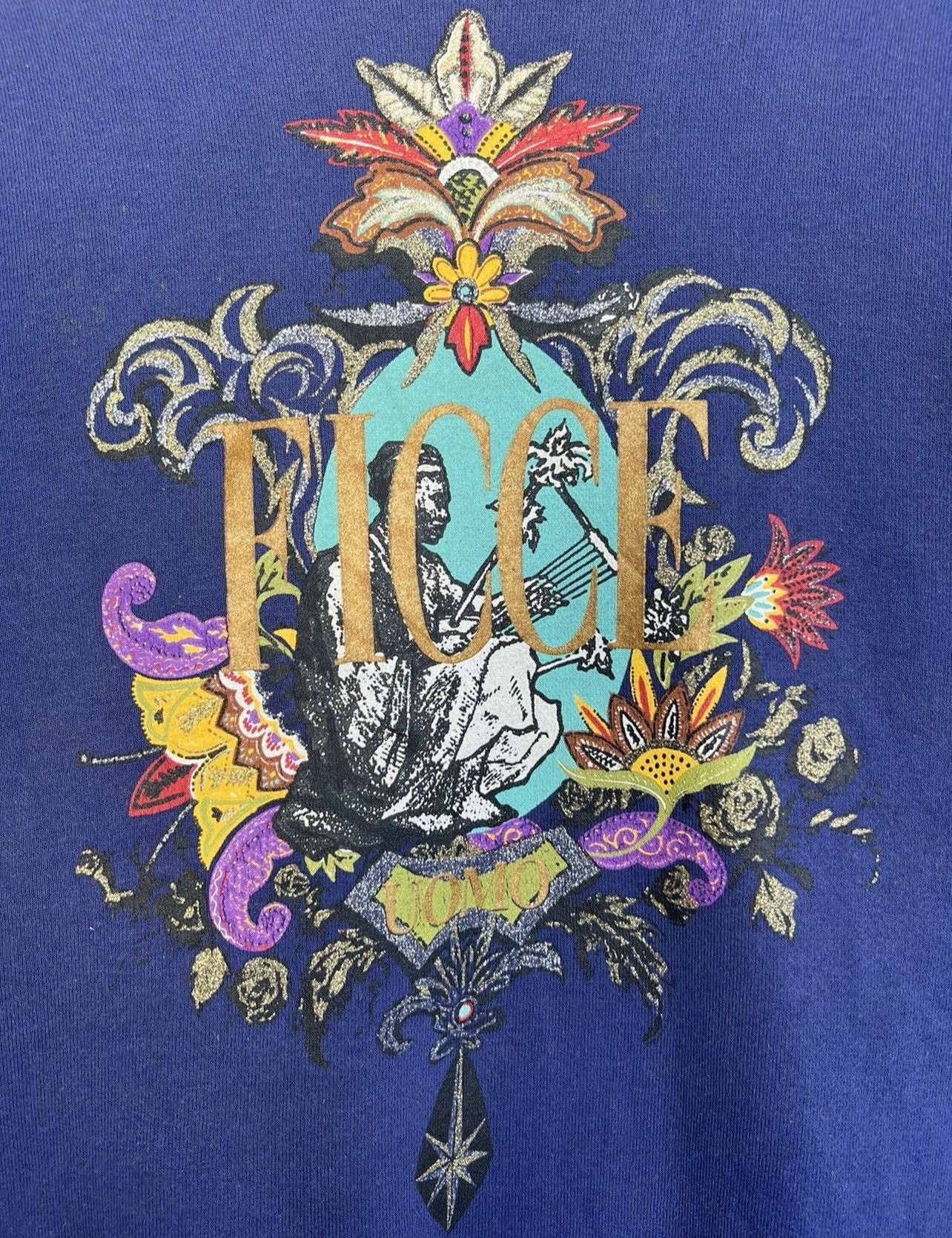 Japanese Brand × Yoshiyuki Konishi Vintage Yoshiyuki Ficce Spellout Boxy Baggy Sweatshirt Size US M / EU 48-50 / 2 - 5 Thumbnail