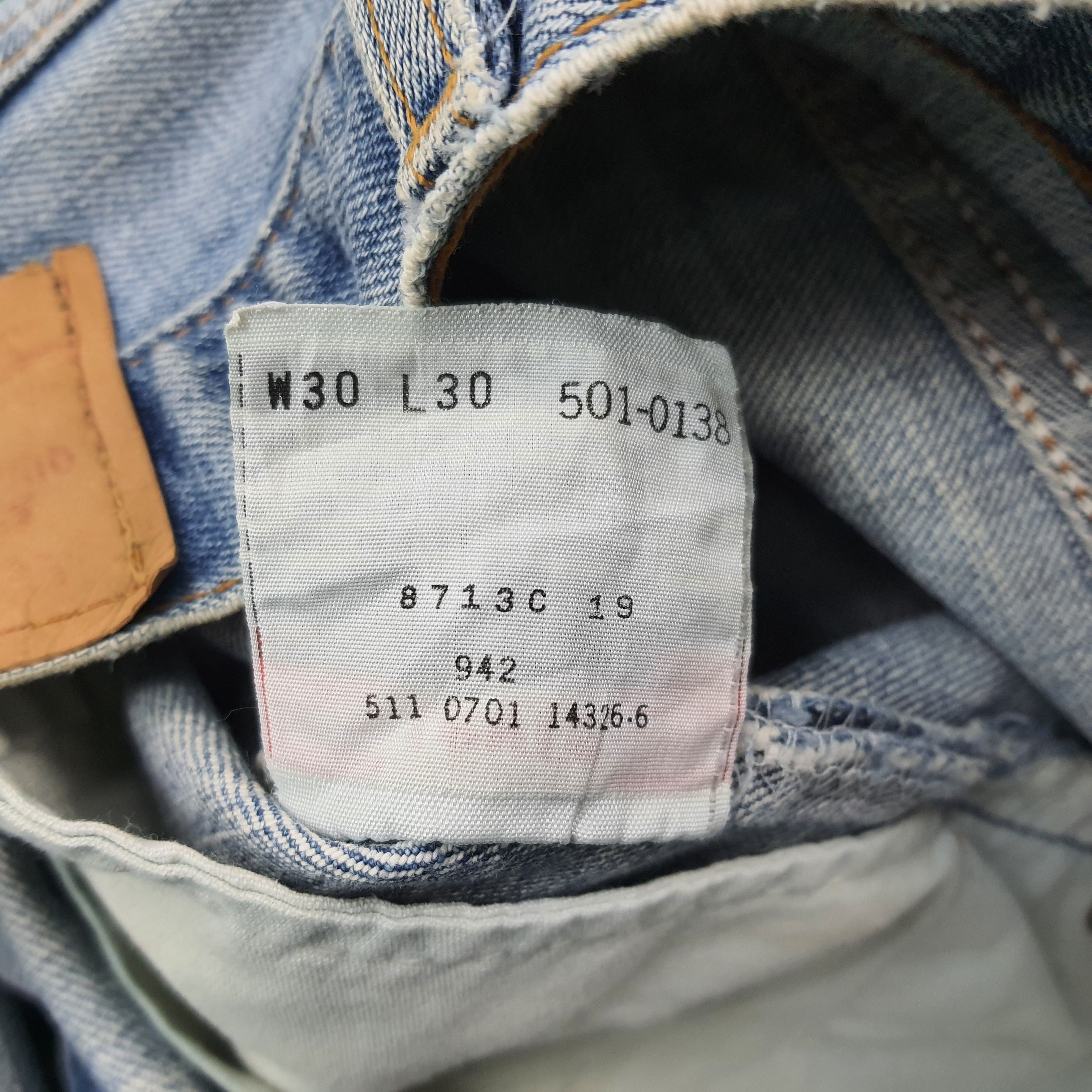 Levi's Vintage Levi's 501 Distressed Style Jeans C228N35 Size US 28 / EU 44 - 9 Thumbnail