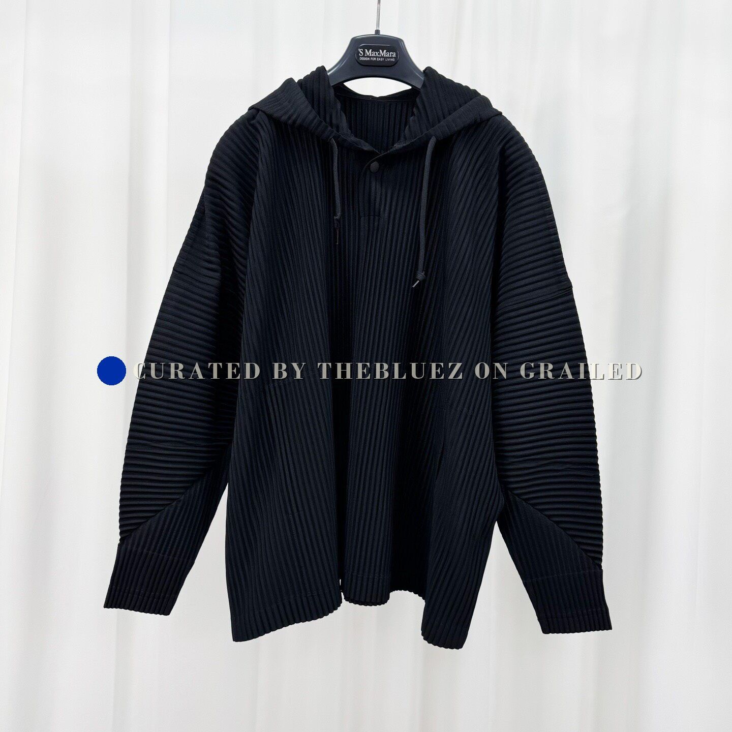 Issey Miyake Issey Miyake JK110 Black Pleated Hoodie Size US M / EU 48-50 / 2 - 1 Thumbnail