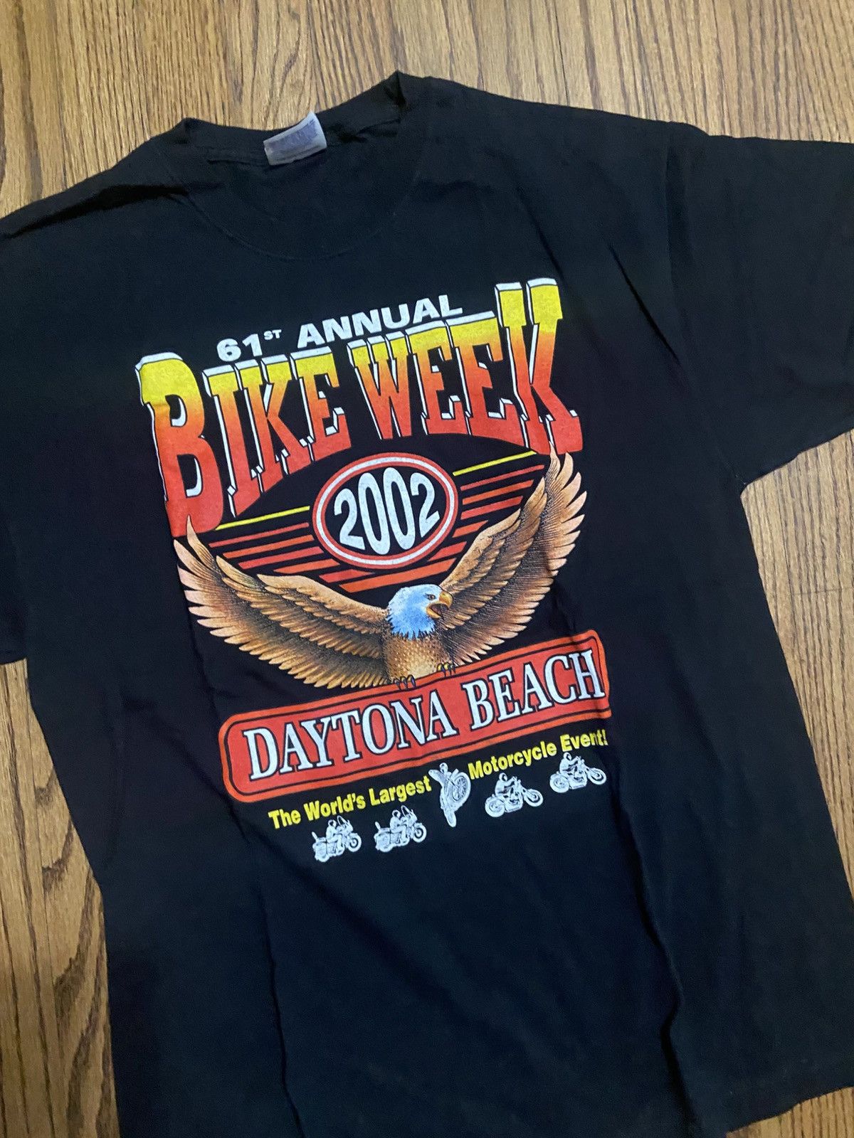 Vintage Vintage bike week t shirt Size US L / EU 52-54 / 3 - 3 Thumbnail