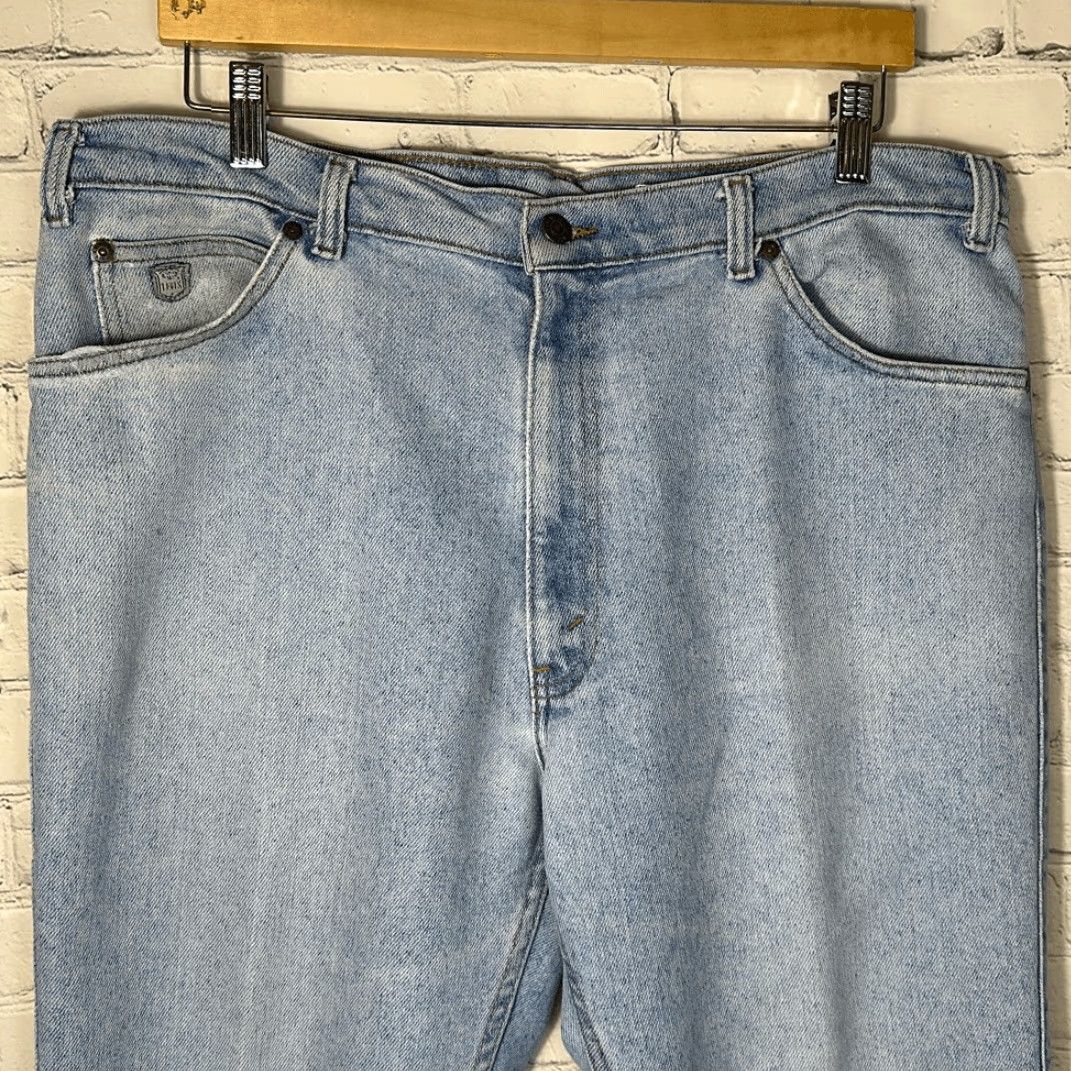 Levi's VINTAGE Levi's Silver Medal Jeans Mens W38 L30 Blue Denim Light Wash Skater Jeans Mens - Size 38 — Blue Denim Light Wash Straight Leg Size US 38 / EU 54 - 2 Thumbnail