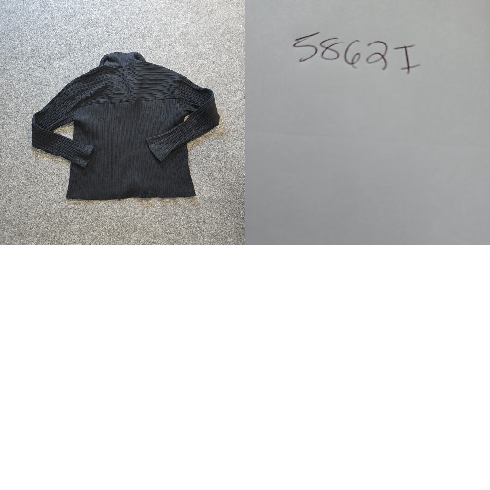 Madewell Madewell Top Womens Size S Black Ribbed Long Sleeve Capsule Casual Basic Shirt Size S / US 4 / IT 40 - 8 Thumbnail