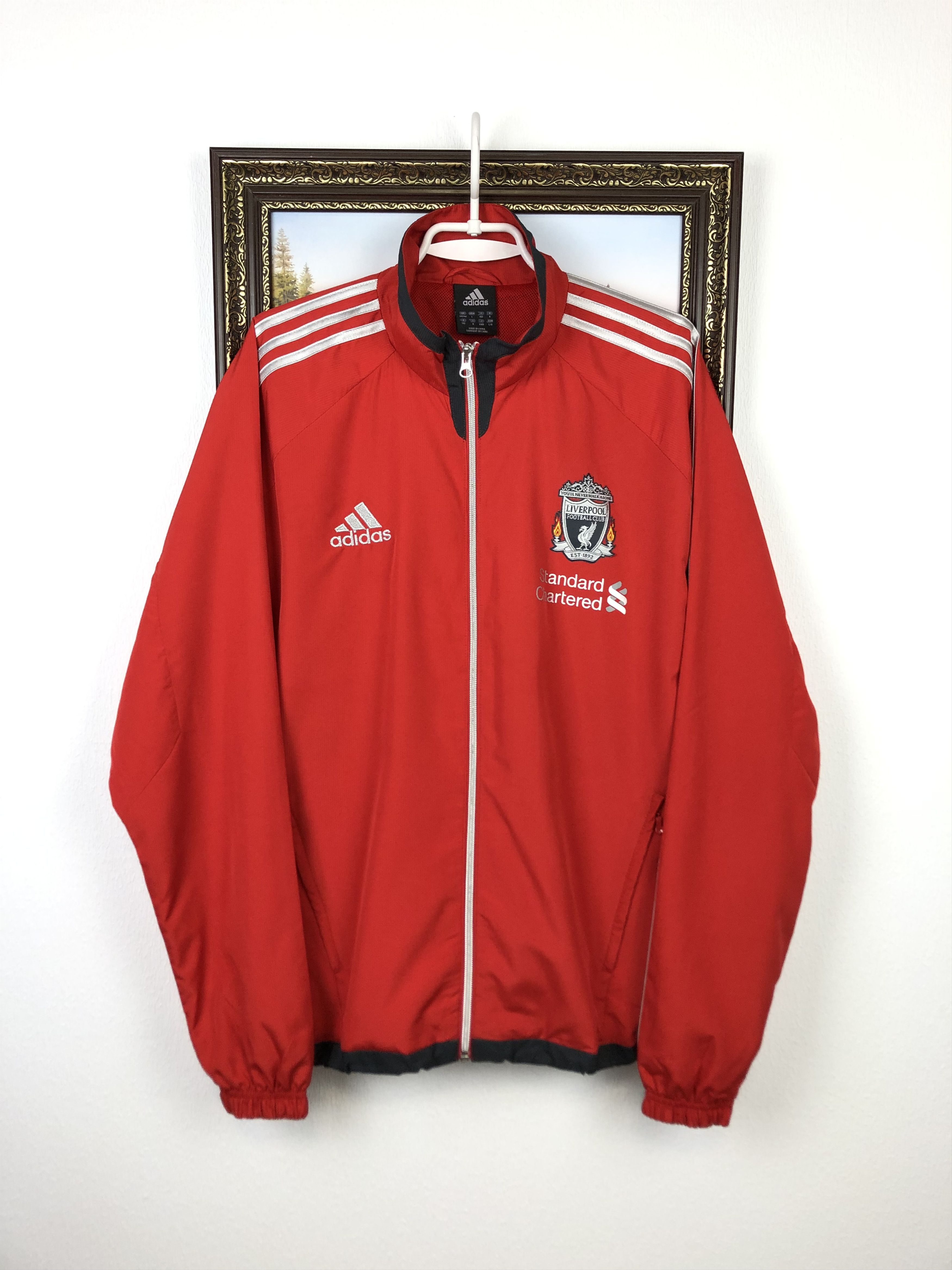 【USED】 LIVERPOOL jacket adidas 90s Vintage Adidas Liverpool Football Jacket Soccer Track Top