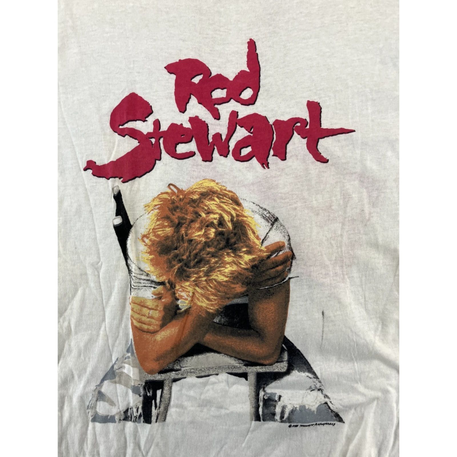 Hanes Rod Stewart 1988 Out of Order Tour Concert Tee Mens XL Size US XL / EU 56 / 4 - 2 Thumbnail