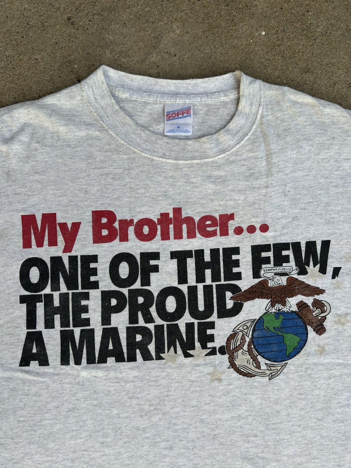 Band Tees Vintage 2000s USMC Tshirt Size US M / EU 48-50 / 2 - 2 Thumbnail