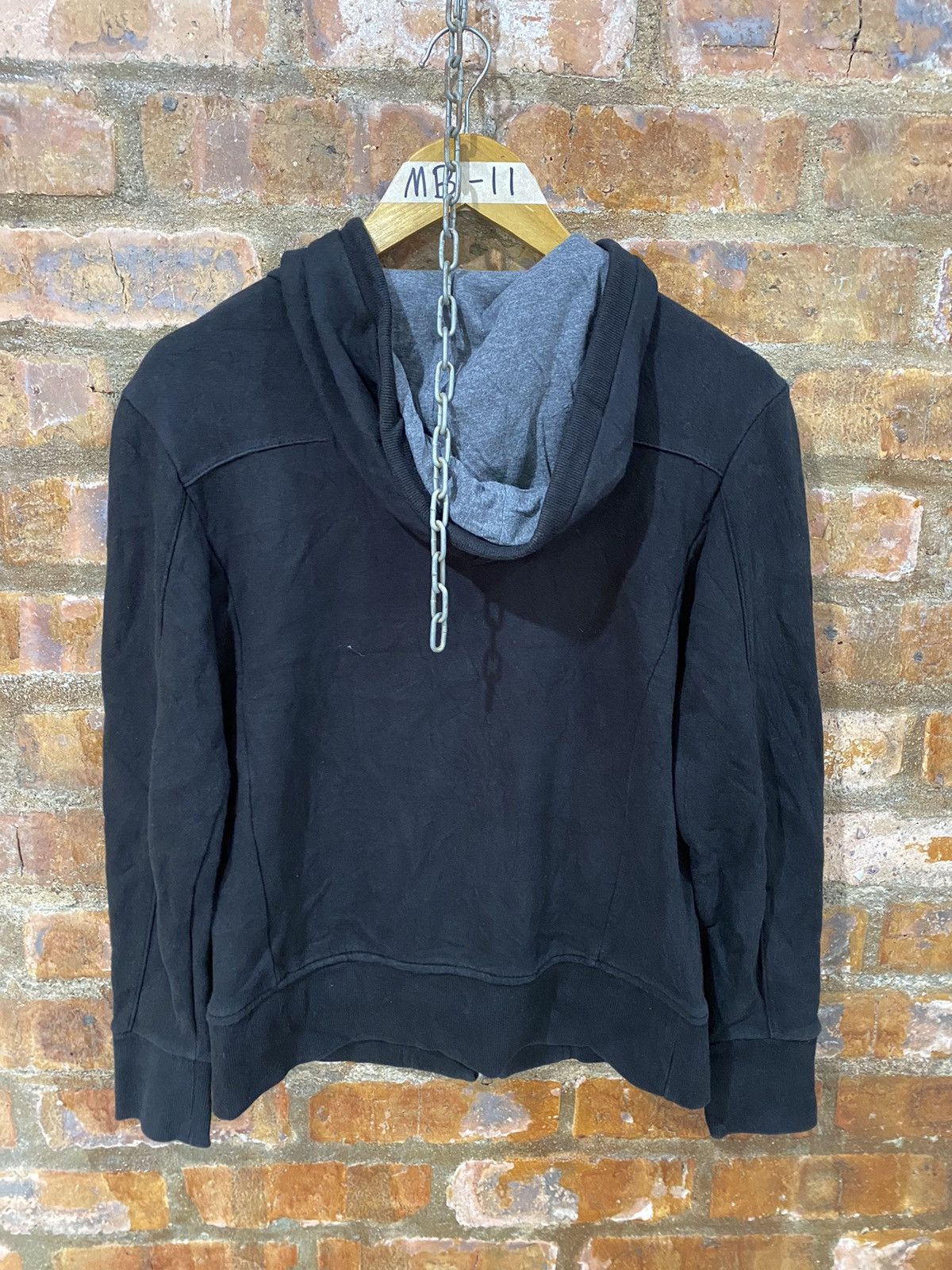 Katharine Hamnett London 2000s Super Black sweat hoodie Size US S / EU 44-46 / 1 - 7 Thumbnail