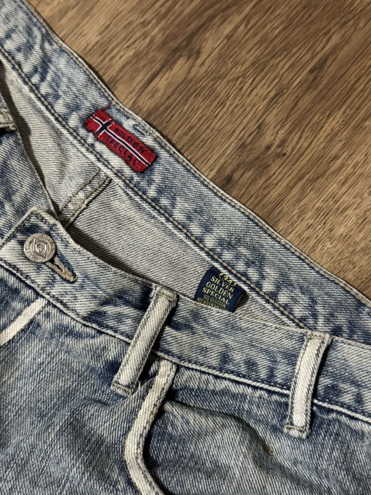 Golden Denim Vintage Silver Golden Special denim jeans Size US 34 / EU 50 - 3 Thumbnail