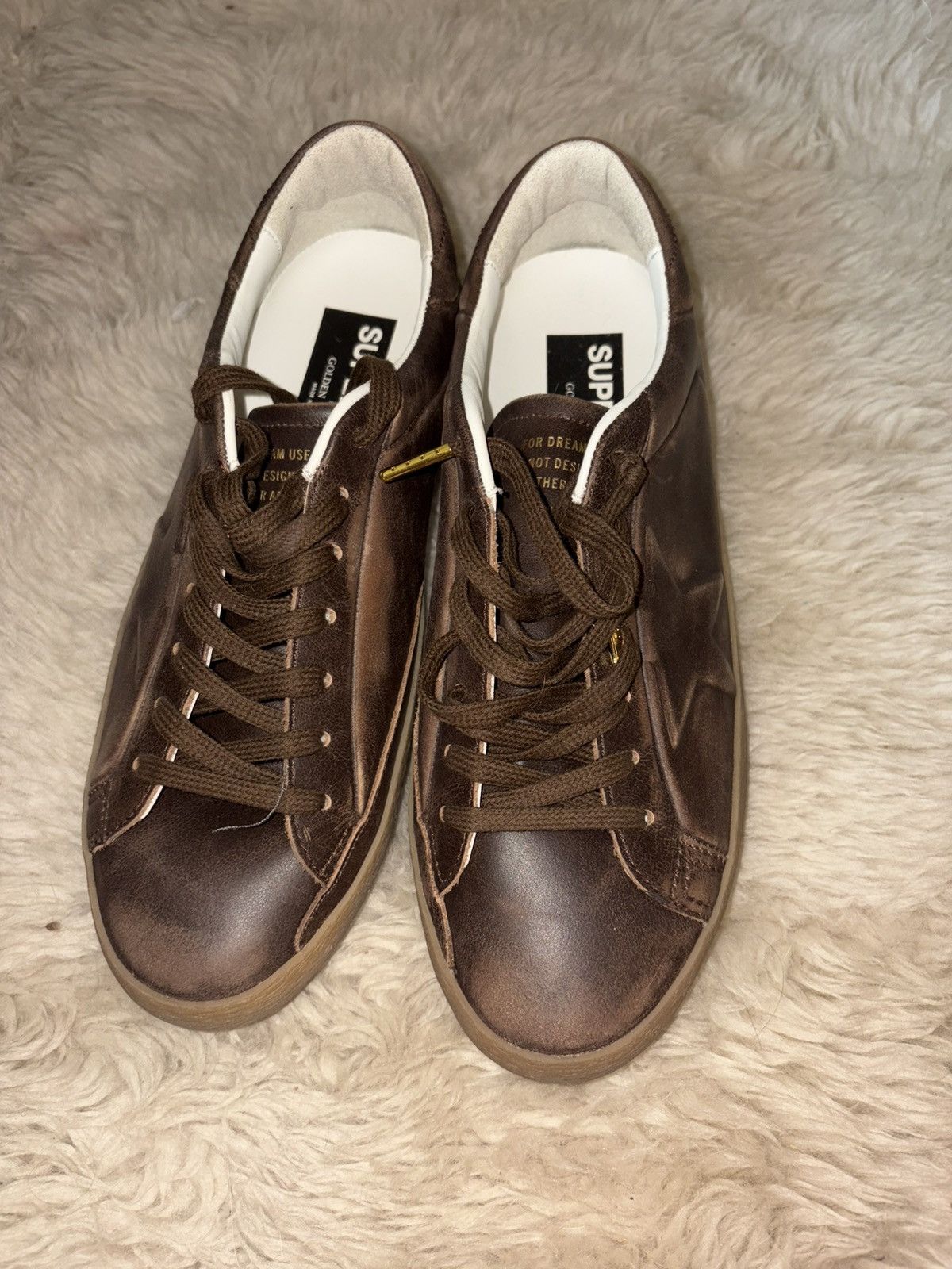 Golden Goose Golden Goose leather low top sneakers Size US 8 / EU 41 - 4 Thumbnail