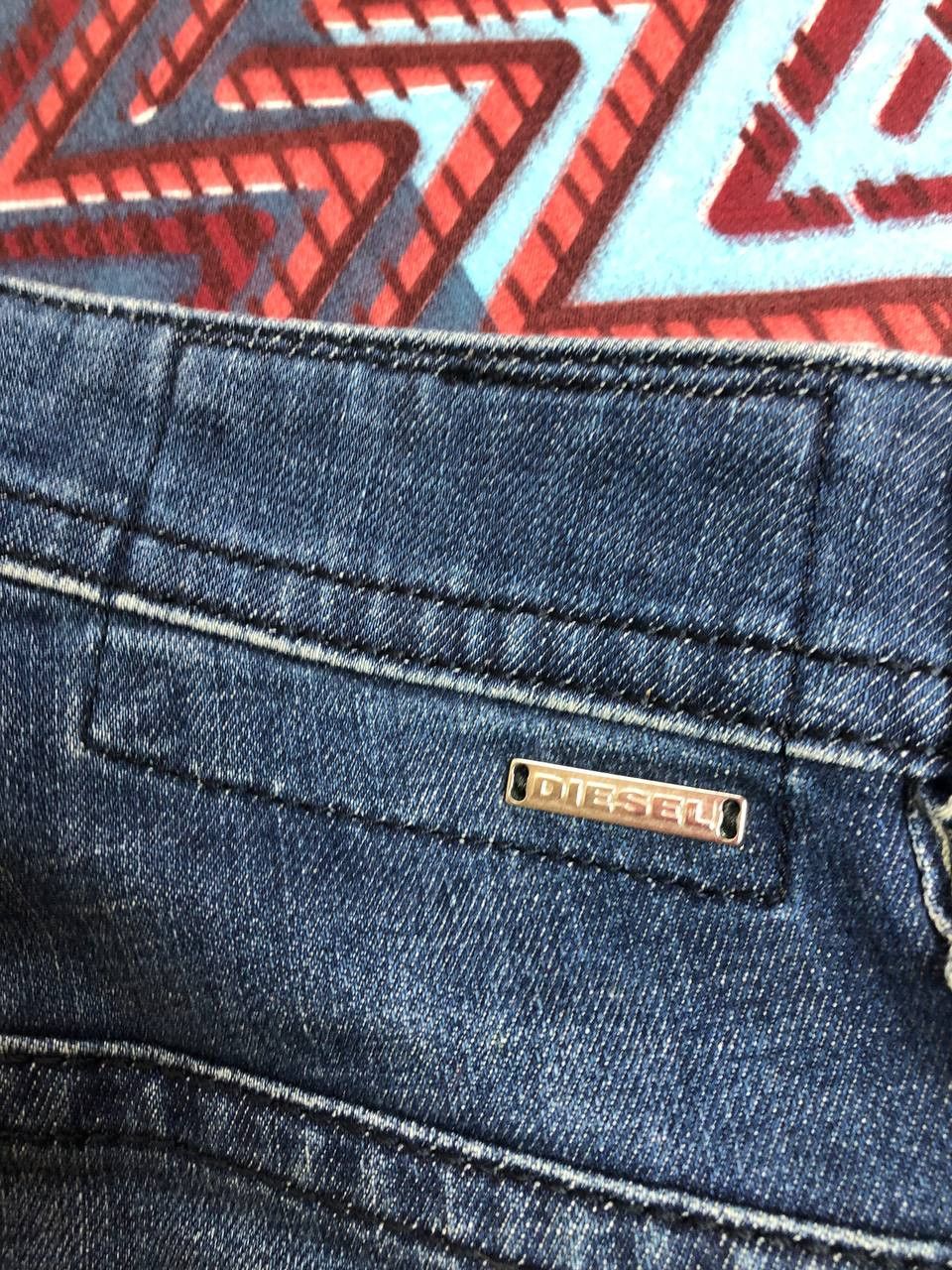 Diesel × Vintage Vintage Diesel Y2K distressed Flare denim pants Size US 34 / EU 50 - 14 Thumbnail