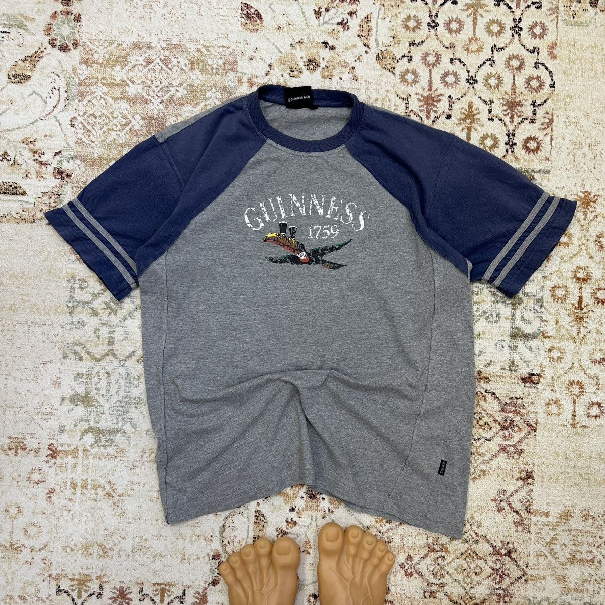 Designer × Japanese Brand Vintage Guinness T-shirts Big Logo Used 90s Y2K Size US L / EU 52-54 / 3 - 1 Thumbnail