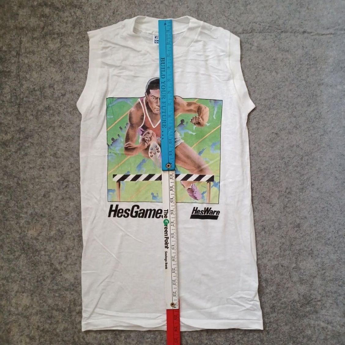 Hanes HesWare HesGames Men Shirt S White Commodore 64 Muscle Sleeveless Tank Deadstock Size US S / EU 44-46 / 1 - 7 Thumbnail