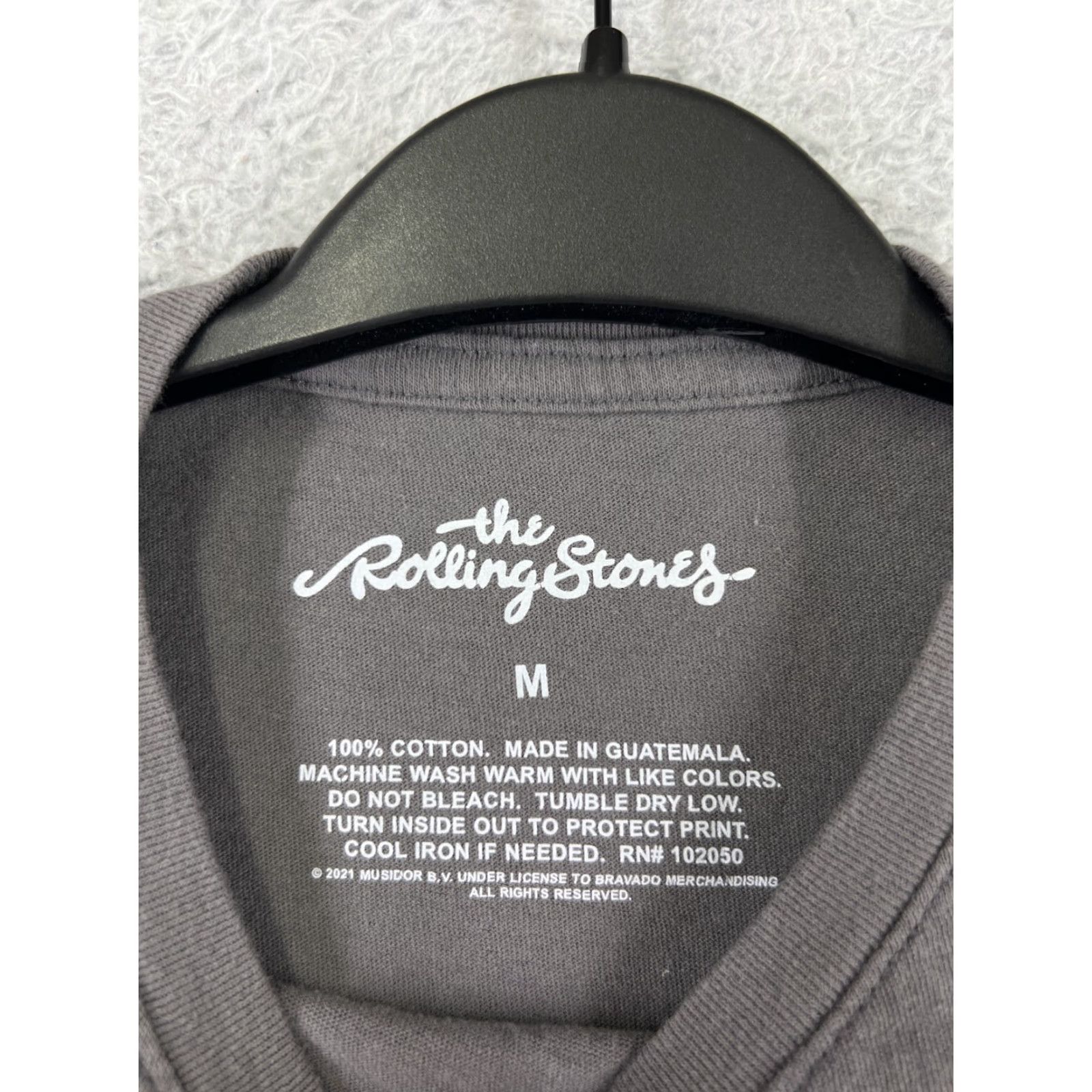 Vintage Rolling Stones Shirt Womens Medium Gray Crew Neck Short Sleeve 100% Cotton Music Rock Size M / US 6-8 / IT 42-44 - 4 Thumbnail