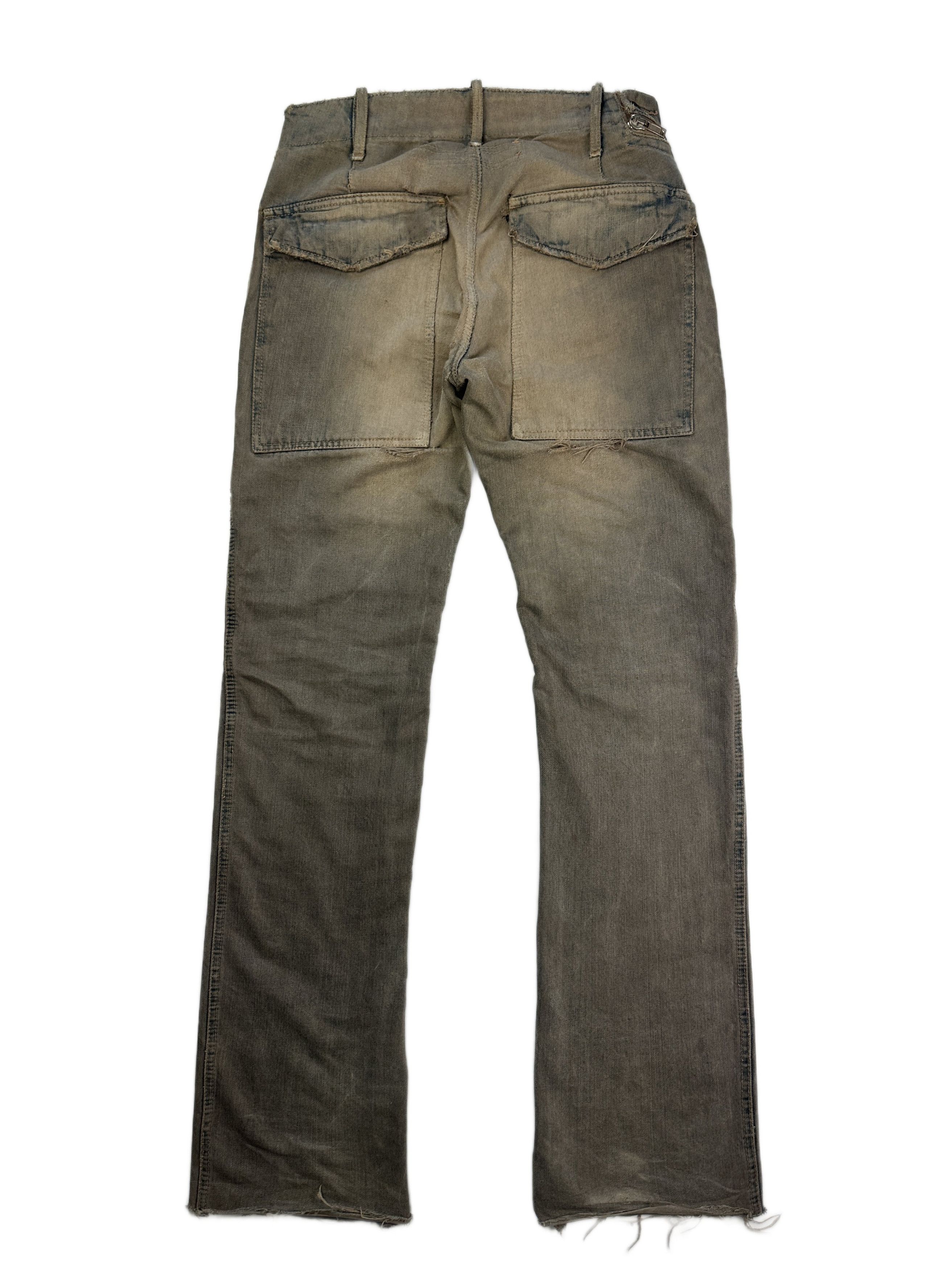 Rick Owens Drkshdw FW06 Aircut Denim Size US 30 / EU 46 - 8 Thumbnail