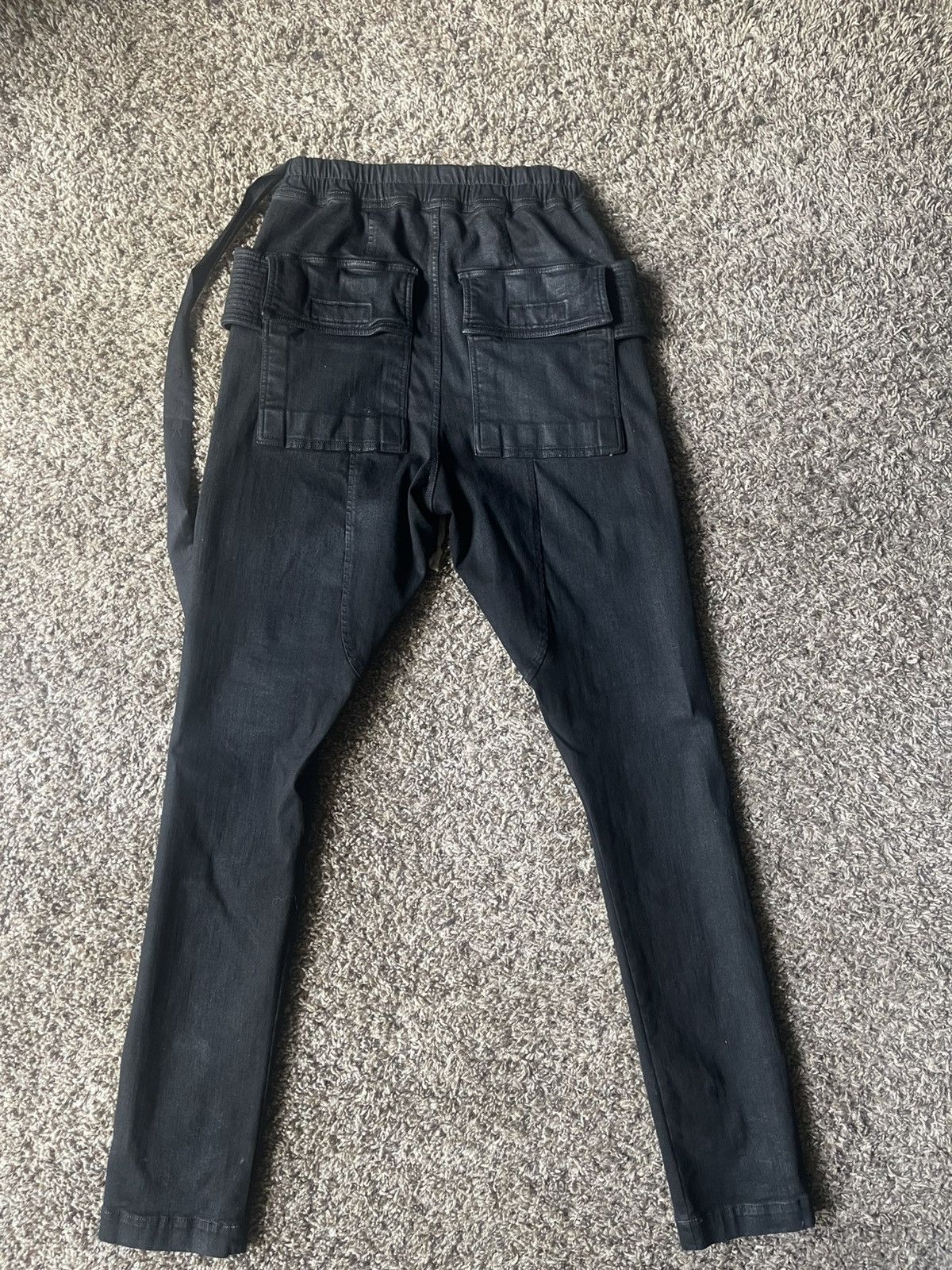 Rick Owens Drkshdw Rick Owen’s cargo Denim drawstrings Size US 32 / EU 48 - 5 Thumbnail