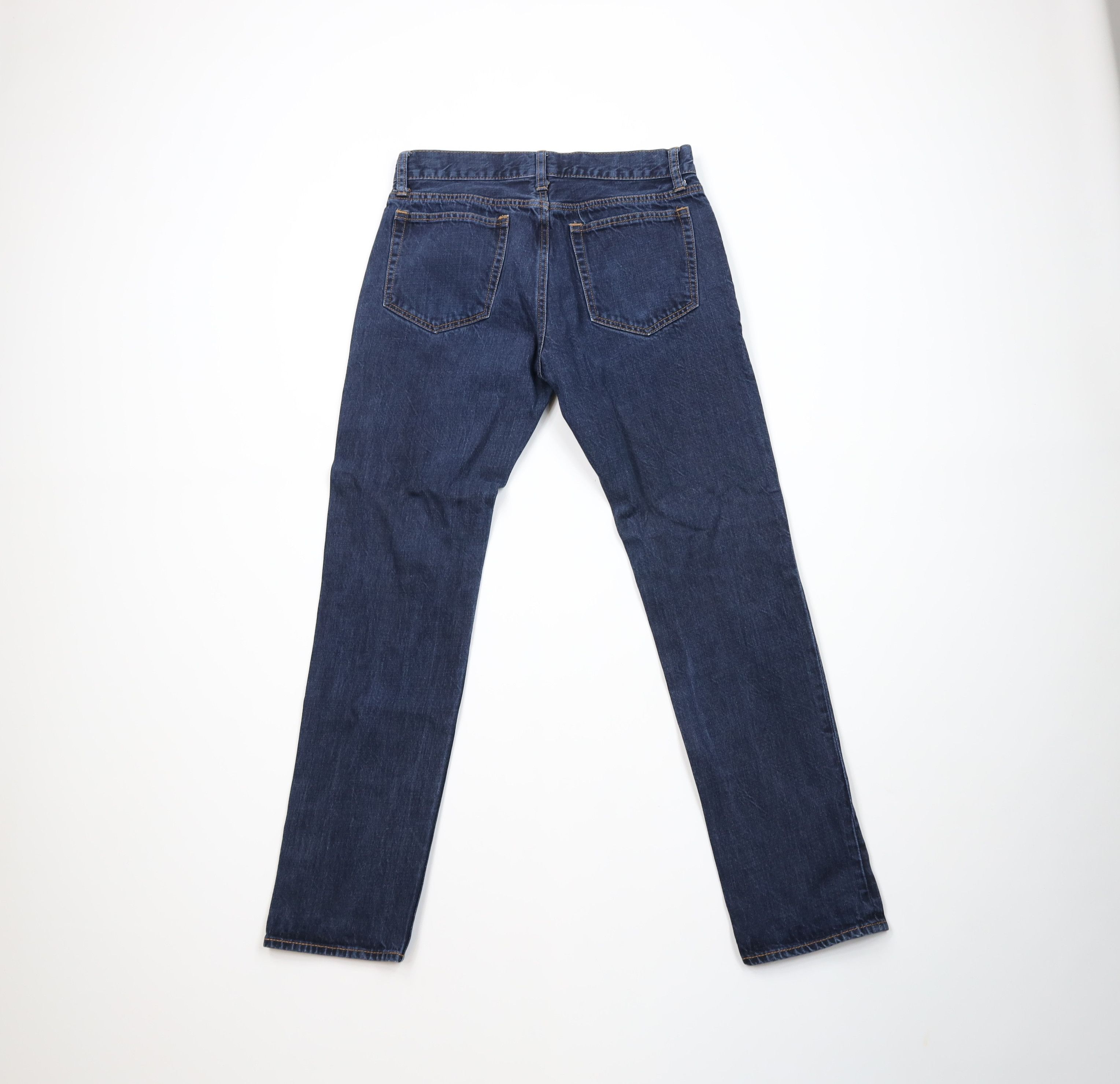 J.Crew J Crew Slim Fit Skinny Straight Leg Denim Jeans Indigo Blue Size US 30 / EU 46 - 7 Thumbnail