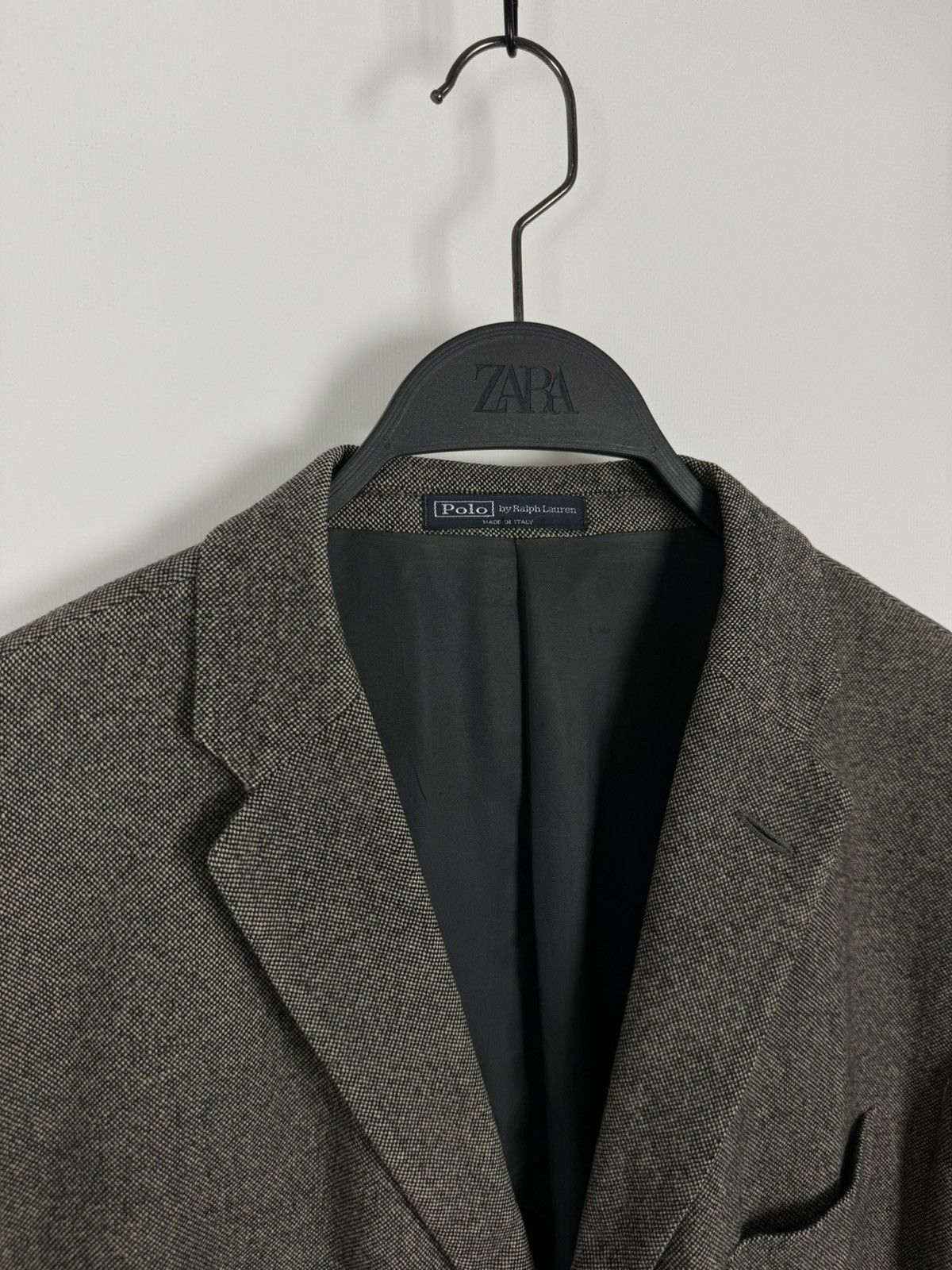 Vintage Vintage Polo Ralph Lauren Wool Blazer Made in Italy Size 46R - 4 Thumbnail