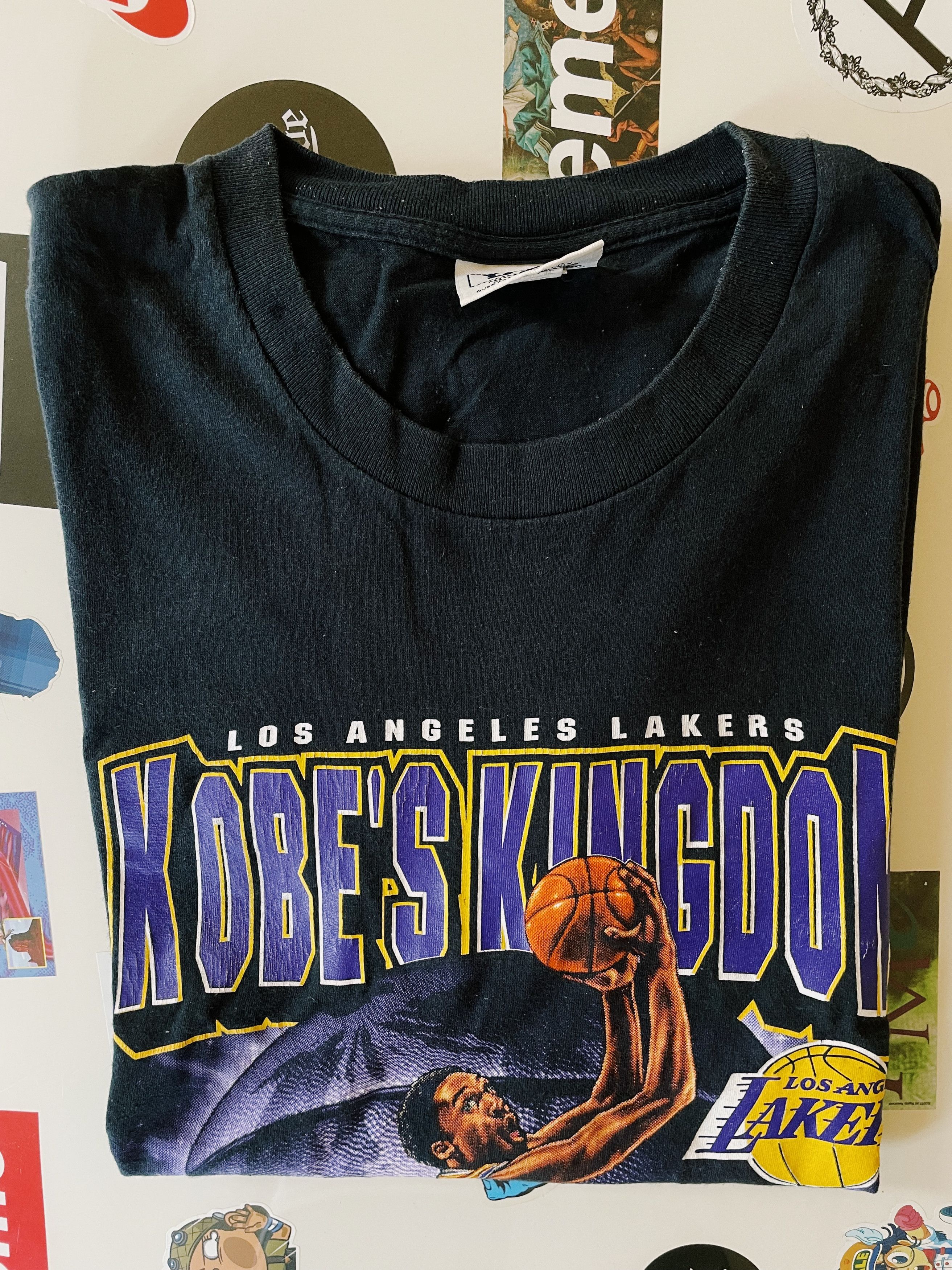 Vintage Vintage 90s Y2K NBA X Nutmeg Kobe Bryant LA Lakers T-shirt Size US L / EU 52-54 / 3 - 6 Thumbnail