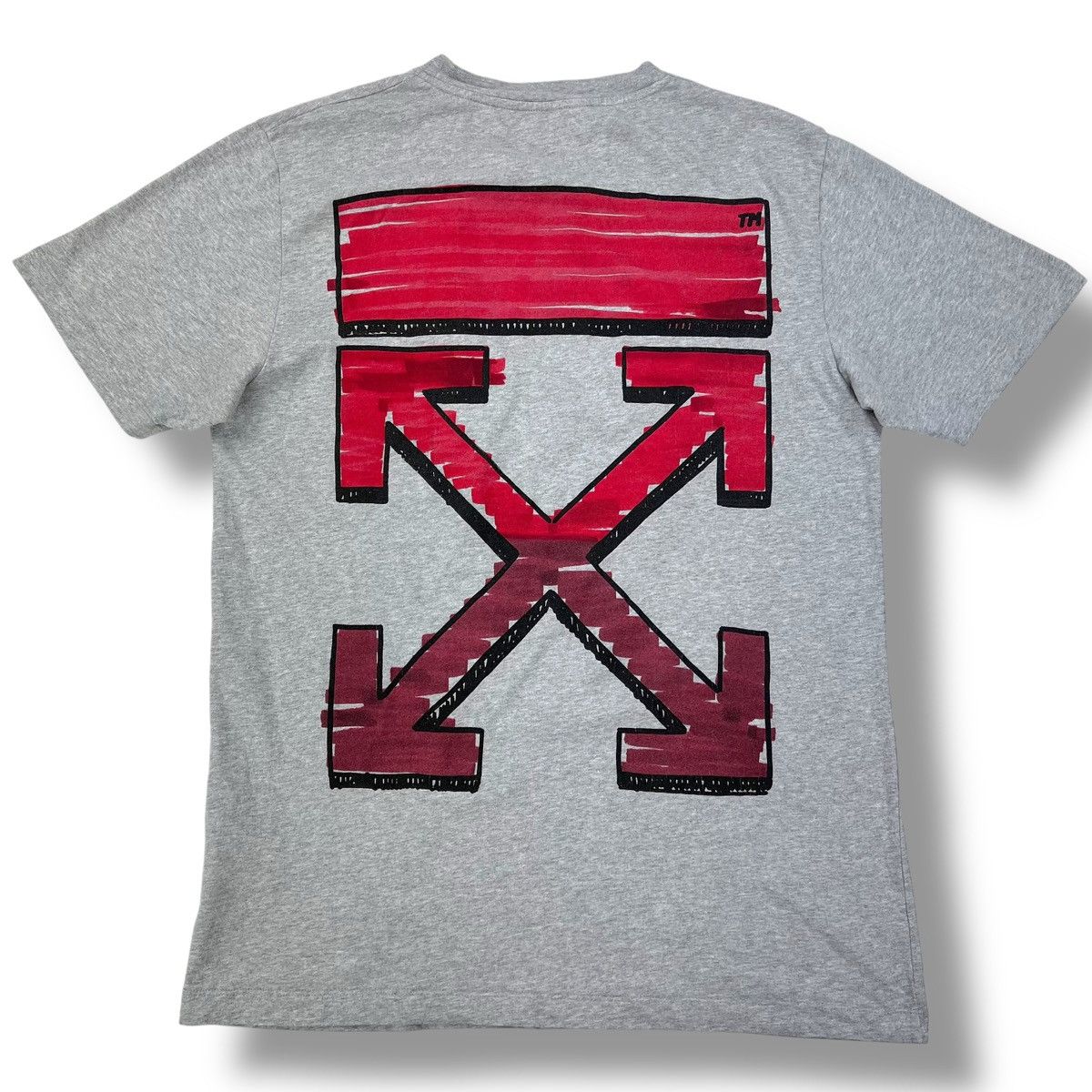 Off-White Off-White Marker Arrows Grey T Shirt Size US M / EU 48-50 / 2 - 2 Thumbnail