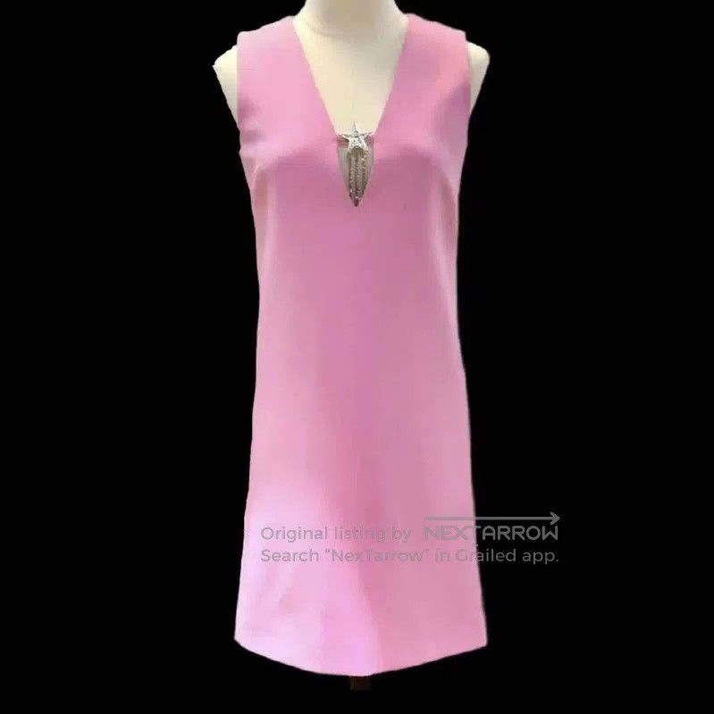 strapless open back dress Malelions Women Kylie T-Shirt Dress- Hot Pink main image 0