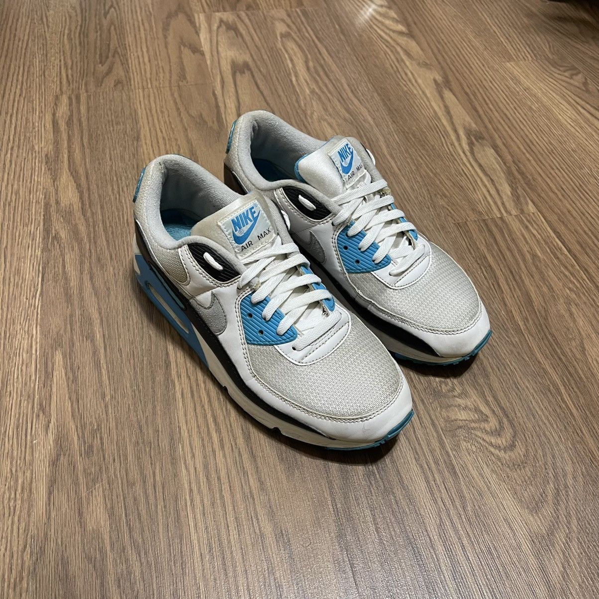 Nike Nike Mens Air Max 90 CJ6779-100 laser blue Size US 10.5 / EU 43-44 - 2 Thumbnail