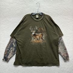 A1 Vintage Rattlers Brand Real Tree Camo Pocket T Shirt Adult XL