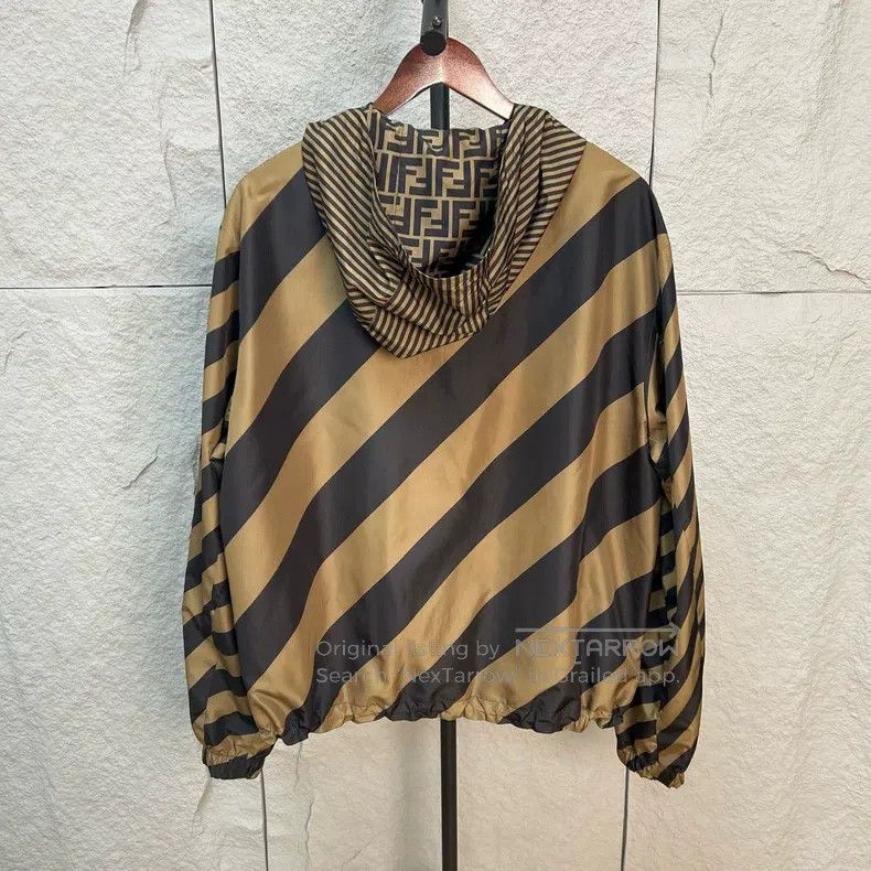 Fendi Fendi Monogram Full Print Reversible Windbreaker Jacket Size US M / EU 48-50 / 2 - 2 Thumbnail