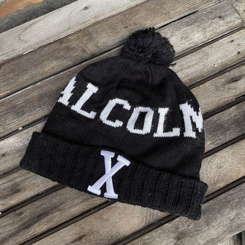 Mitchell & Ness × Rap Tees Malcolm c pom beanie hats Size ONE SIZE - 1 Thumbnail