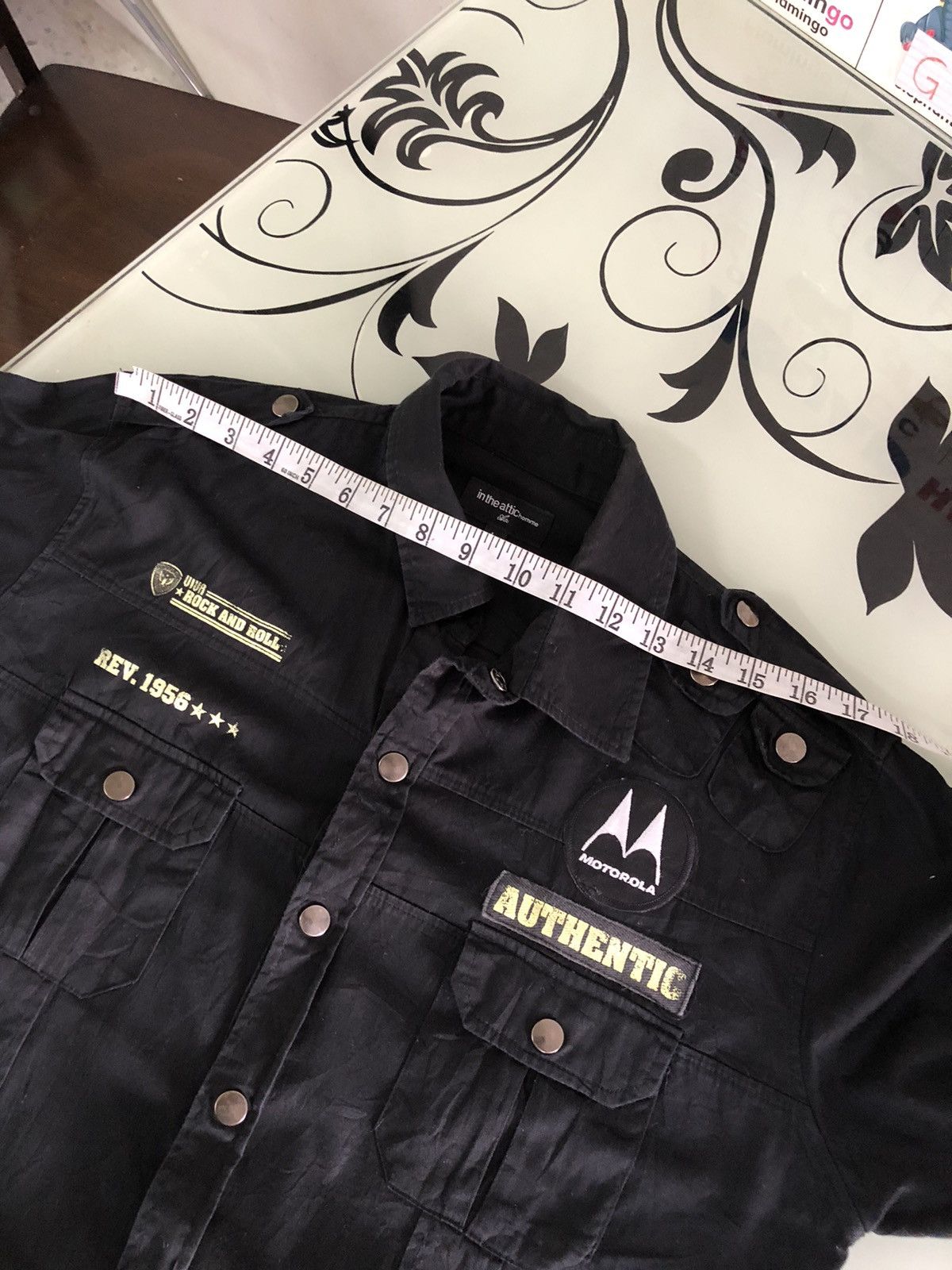 If Six Was Nine Rare❗️In The Attic Homme Punk Multi Patches Shirt Size US L / EU 52-54 / 3 - 23 Thumbnail