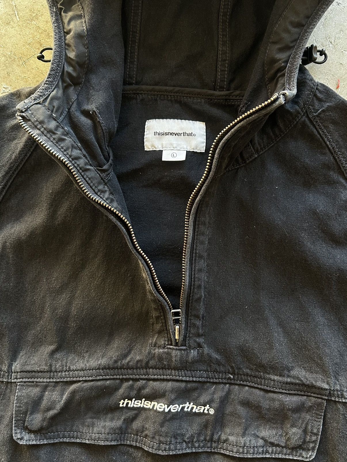 thisisneverthat Thisisneverthat Denim Anorak Jacket Size US M / EU 48-50 / 2 - 2 Thumbnail