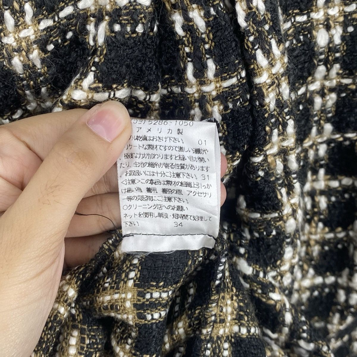 Vintage Vintage JOSEPHINE CHAUS Tweed Cropped Jacket Size S / US 4 / IT 40 - 13 Thumbnail