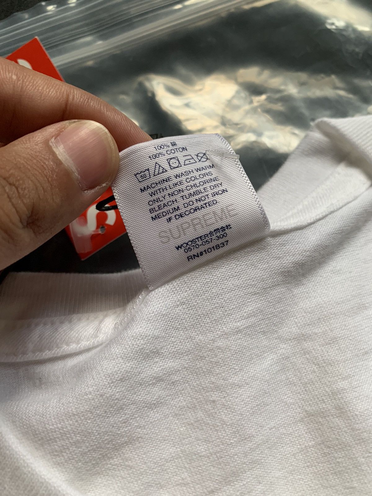 Burberry × Supreme Supreme X Burberry Box Logo Tee SS22 Size US S / EU 44-46 / 1 - 4 Thumbnail