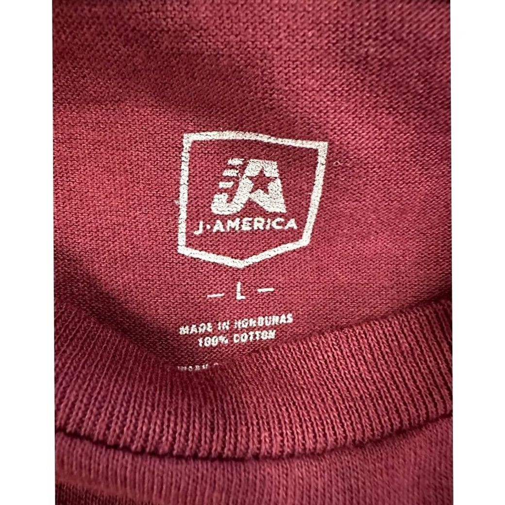 Vintage J. America Mississippi State Bulldogs Shirt Men Large Maroon Long Sleeve Tee NEW College University Size US L / EU 52-54 / 3 - 5 Thumbnail