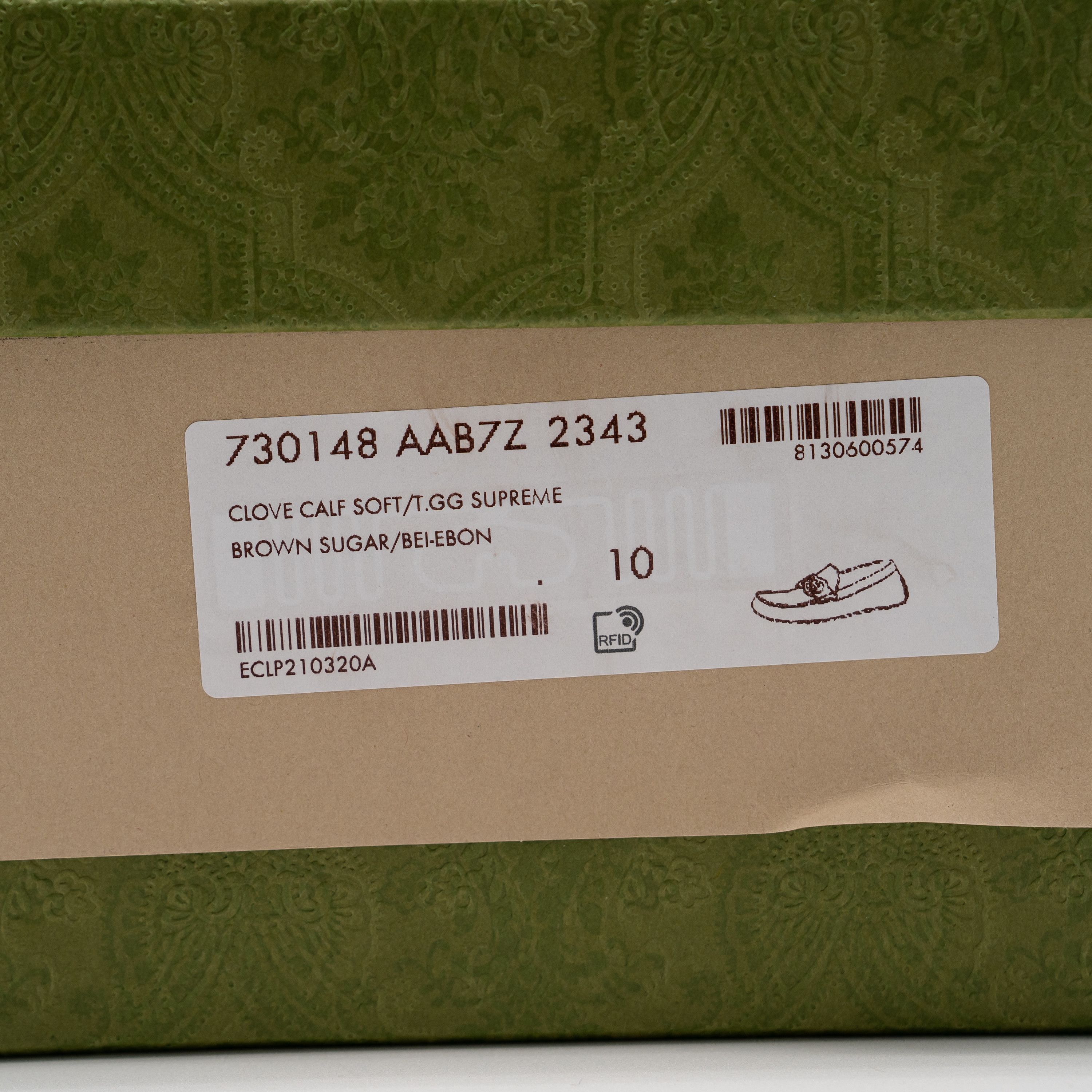 Gucci 10G 10.5 US Gucci GG Leather Moccasin Brown Loafers Size US 10.5 / EU 43-44 - 12 Thumbnail