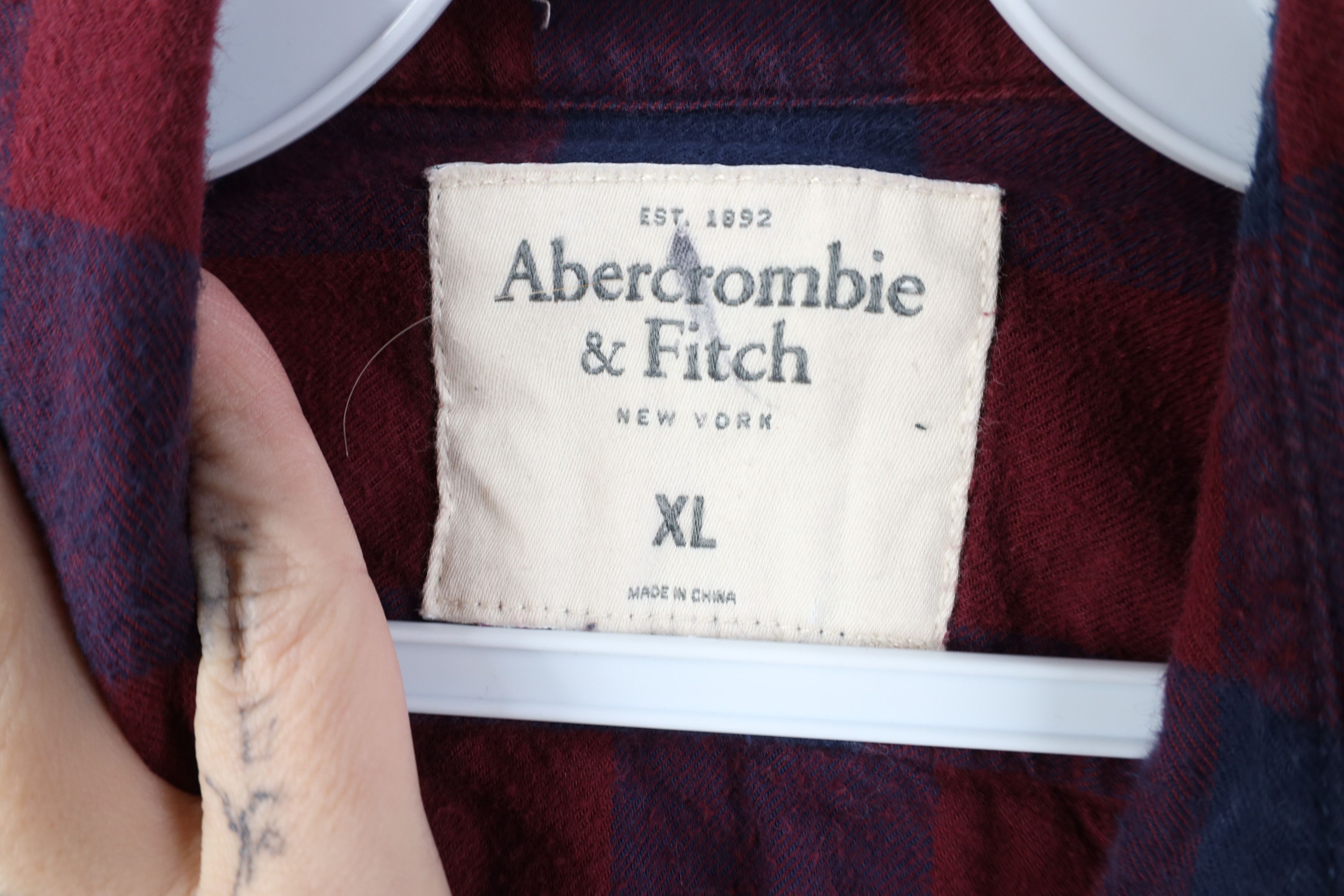 Abercrombie & Fitch Vintage 90s Y2K Abercrombie & Fitch Flannel Button Shirt Size US XL / EU 56 / 4 - 8 Thumbnail