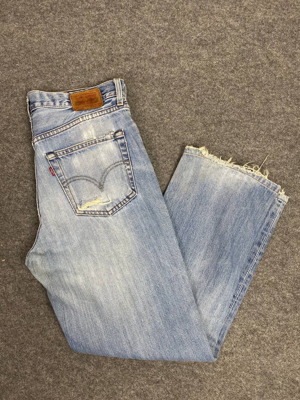 Levi's vintage levis 502 distressed denim Size US 34 / EU 50 - 2 Thumbnail