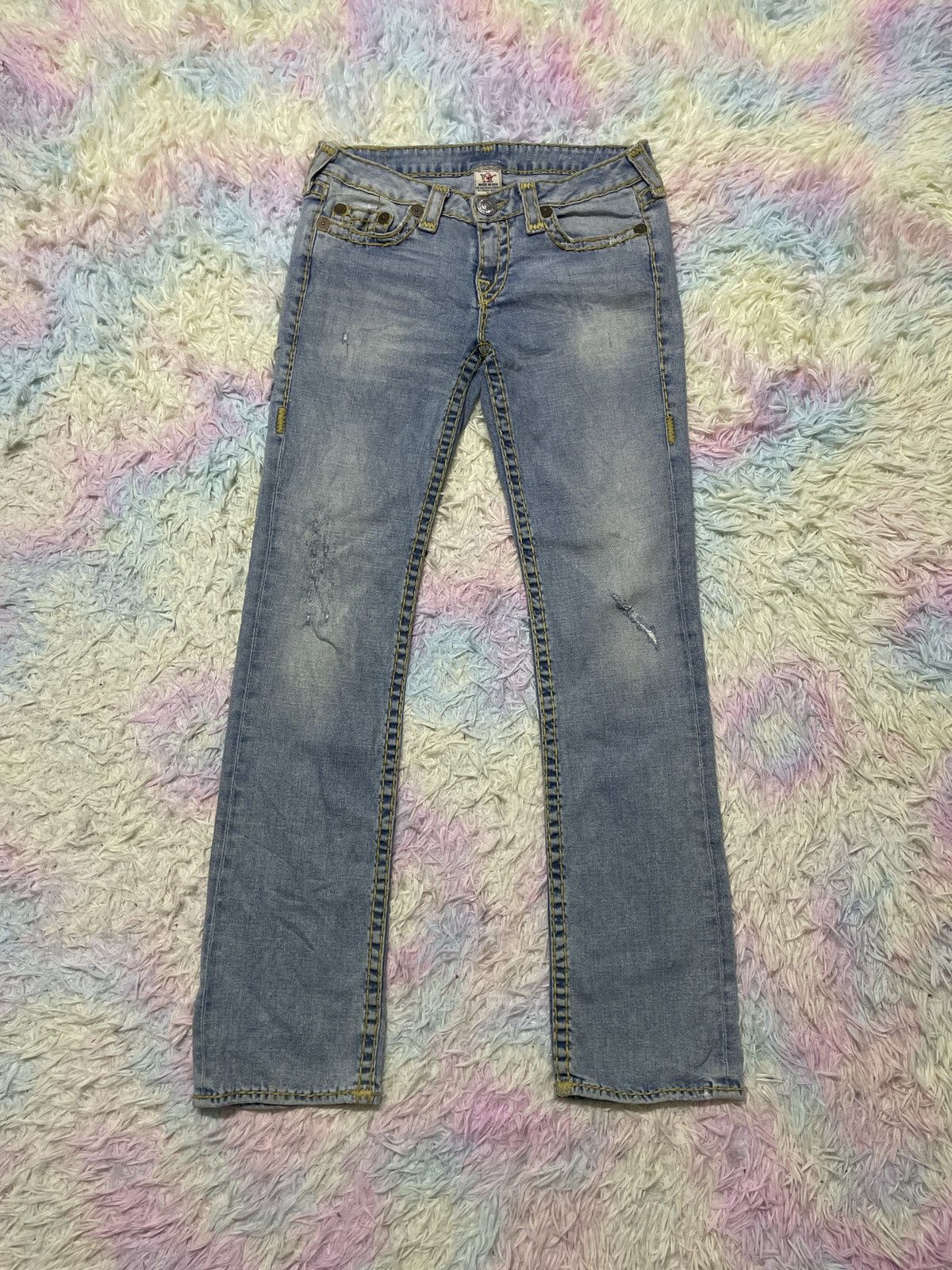 True Religion × Vintage ‼️HEARING OFFER‼️True Religion denim for women Size 31" - 1 Thumbnail
