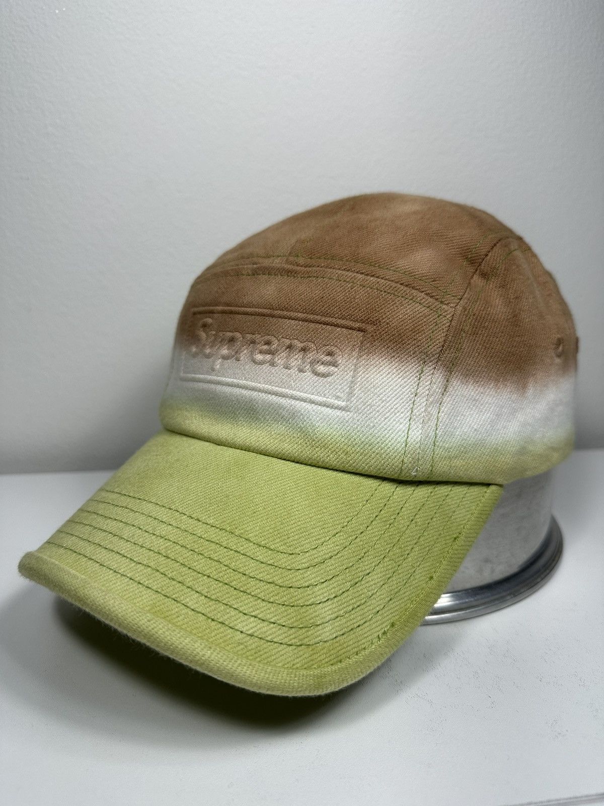 Supreme Supreme Embossed Denim Camp Cap Size ONE SIZE - 4 Thumbnail