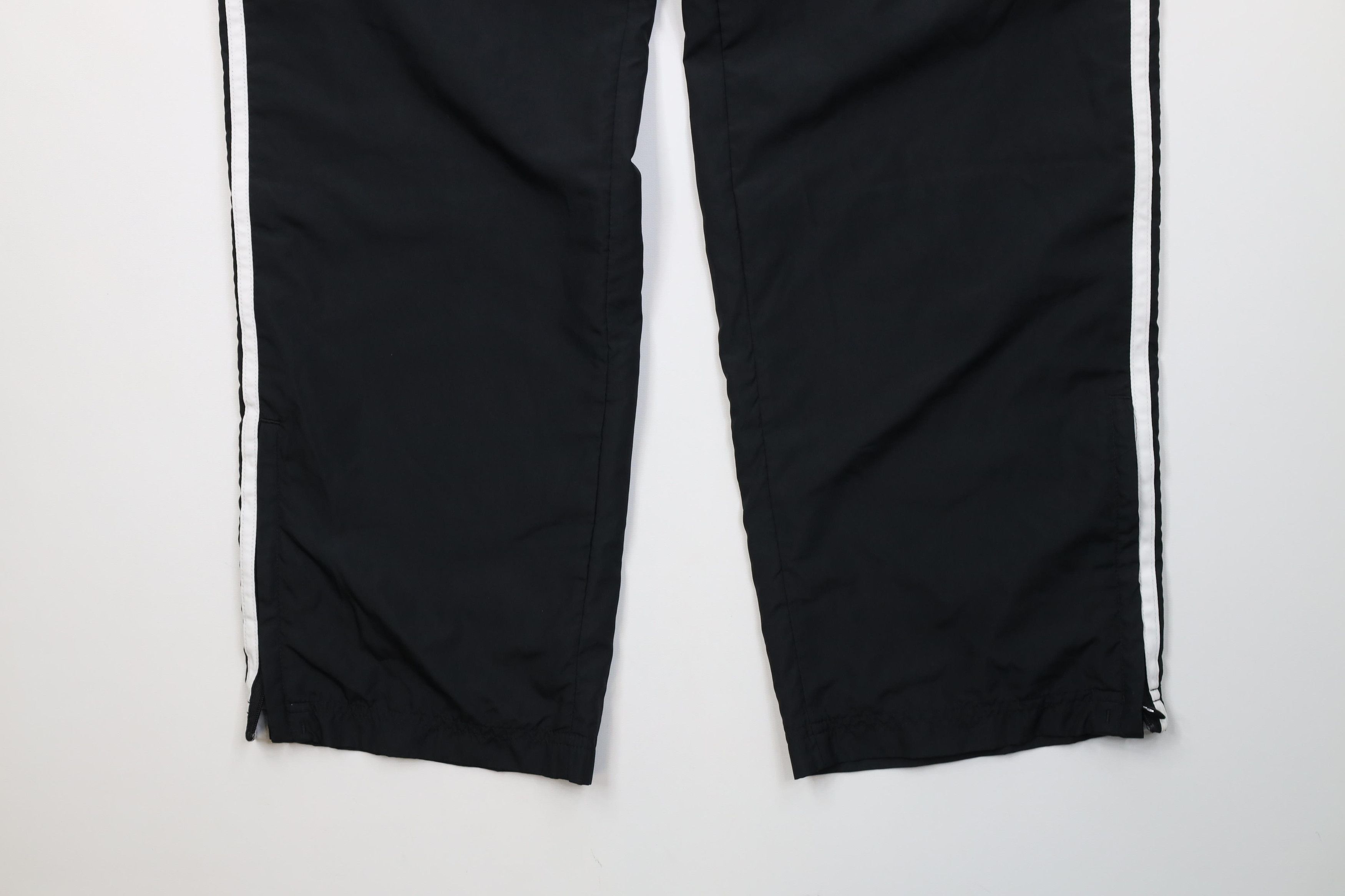 Adidas Vintage Y2K Adidas Spell Lined Wide Leg Windbreaker Pants Size 30" / US 8 / IT 44 - 4 Thumbnail